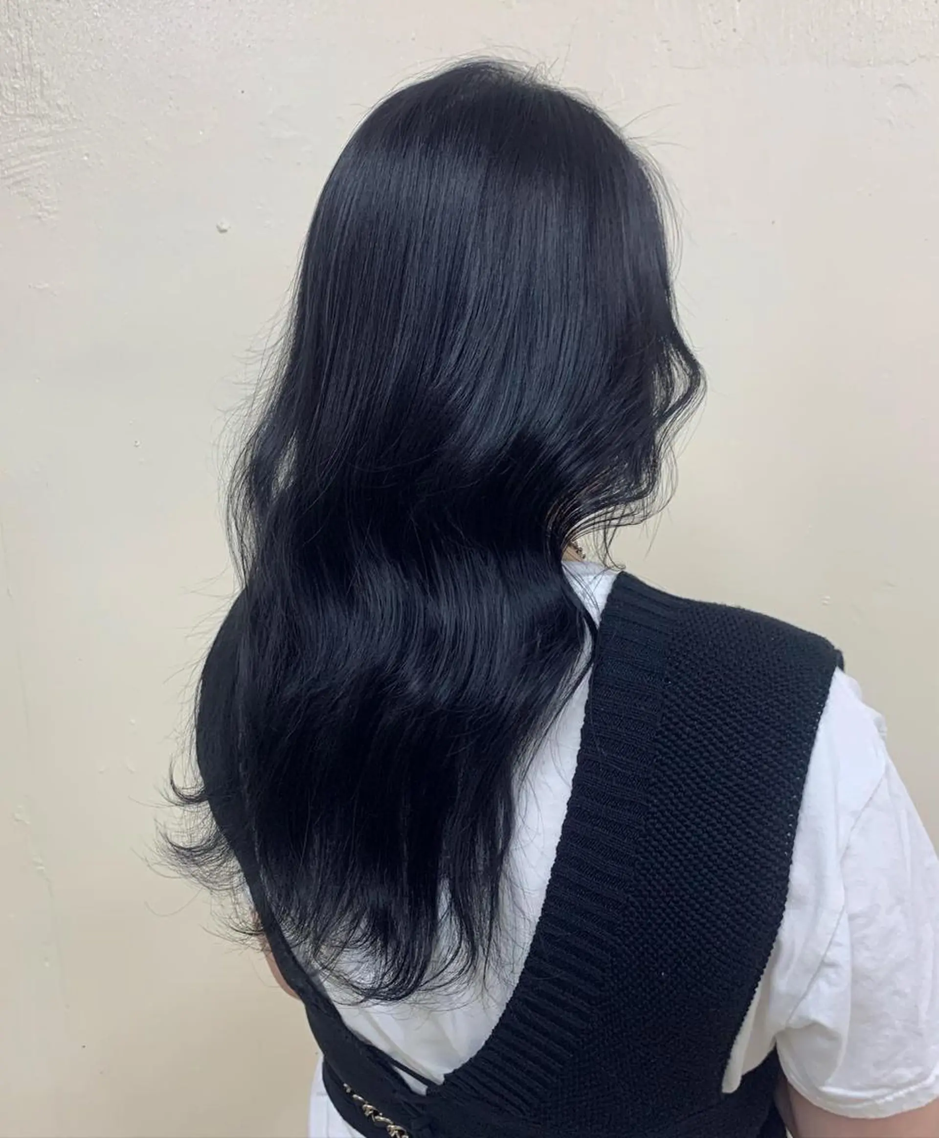 ミディアム カット トリートメント 顔周りレイヤー/新宿 /モテ艶カラー/航介のヘアスタイル