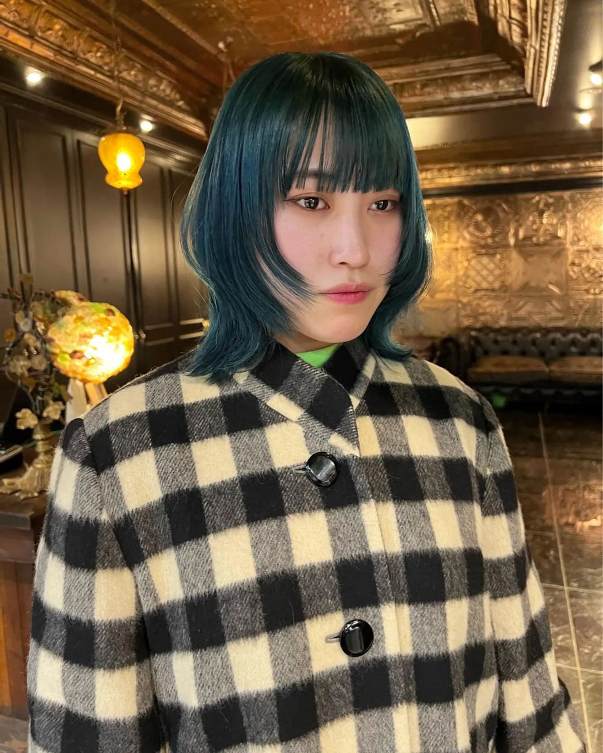 セミロング カラー ヘアカラー 圧倒的デザイン力 店長🎨RENAのヘアスタイル