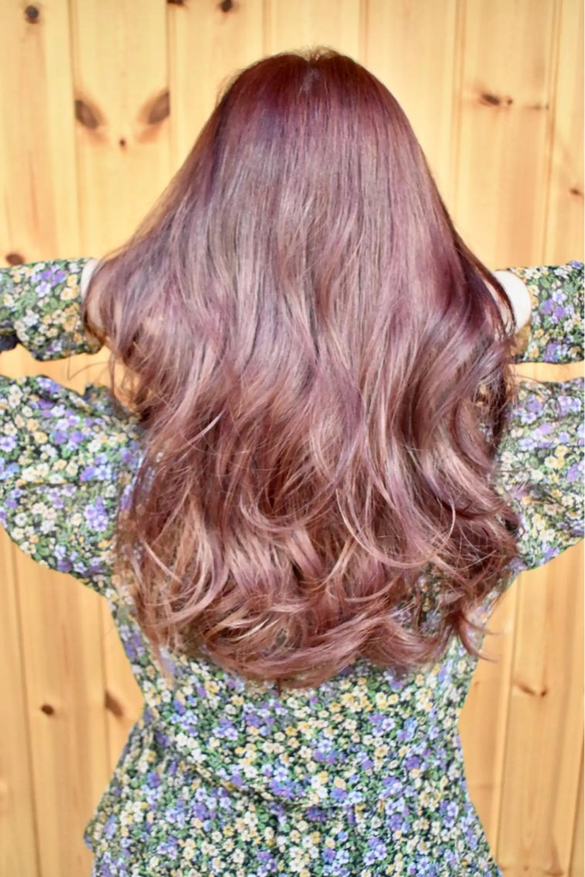 ロング ピンクラベンダー ヘアカラー トリートメント 【ブゾン高田馬場】 ☀️小岩太陽☀️のヘアスタイル