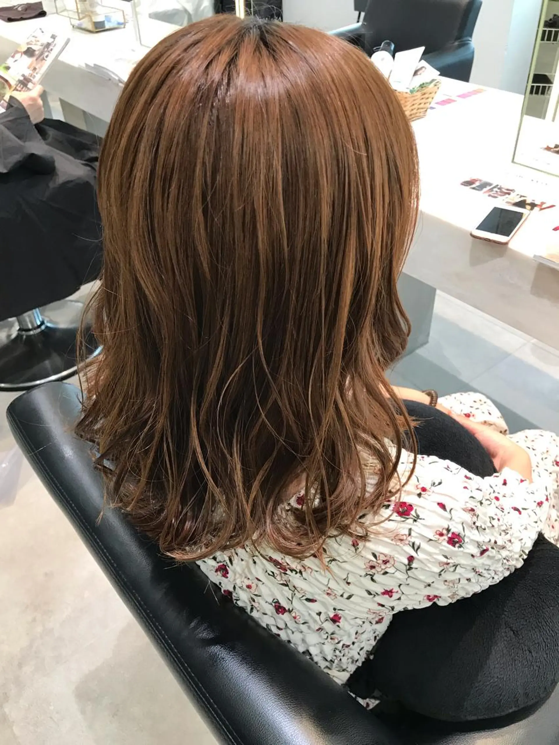 ミディアム 🫧透明感カラー/ ボブ/小笠原汐海🪽のヘアスタイル