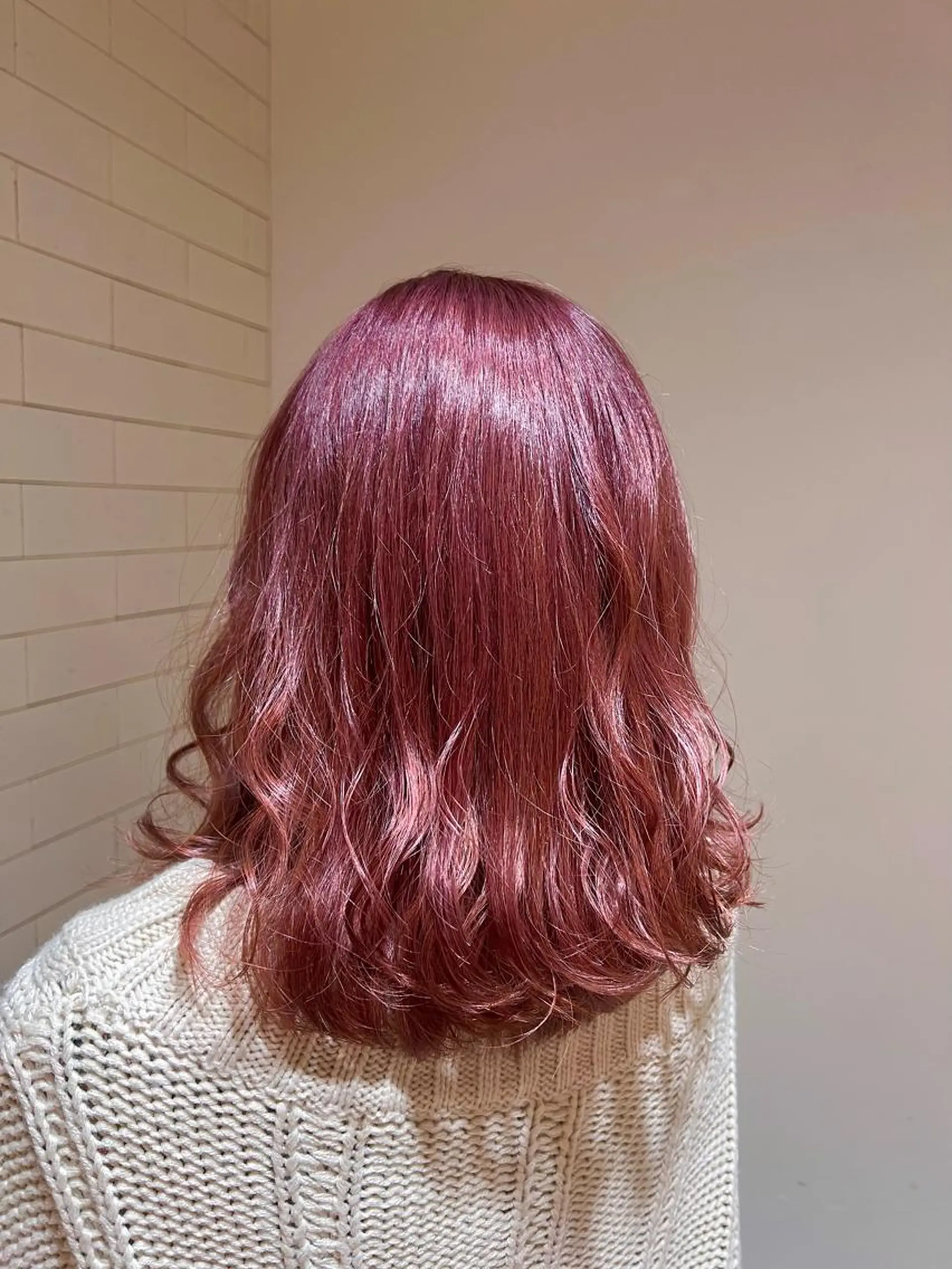 ミディアム ヘアカラー ニイムラ ミキのヘアスタイル