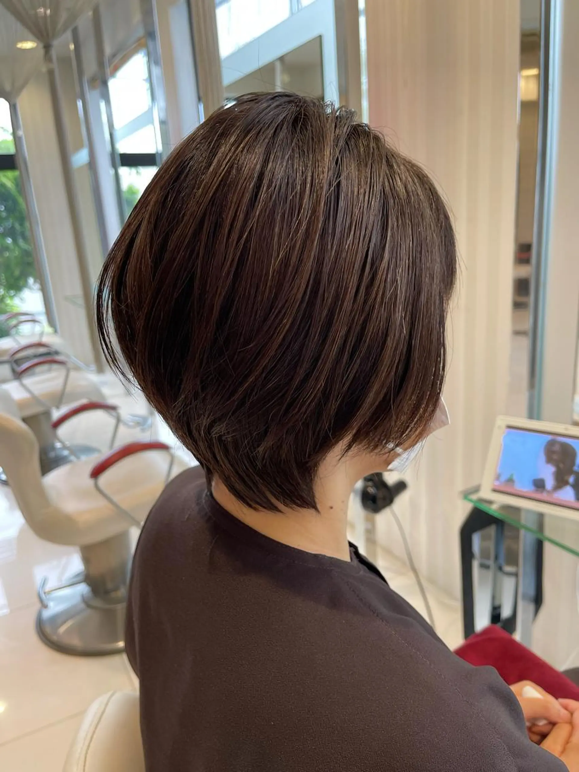 ショート ヘアカラー 杉田 一浩のヘアスタイル