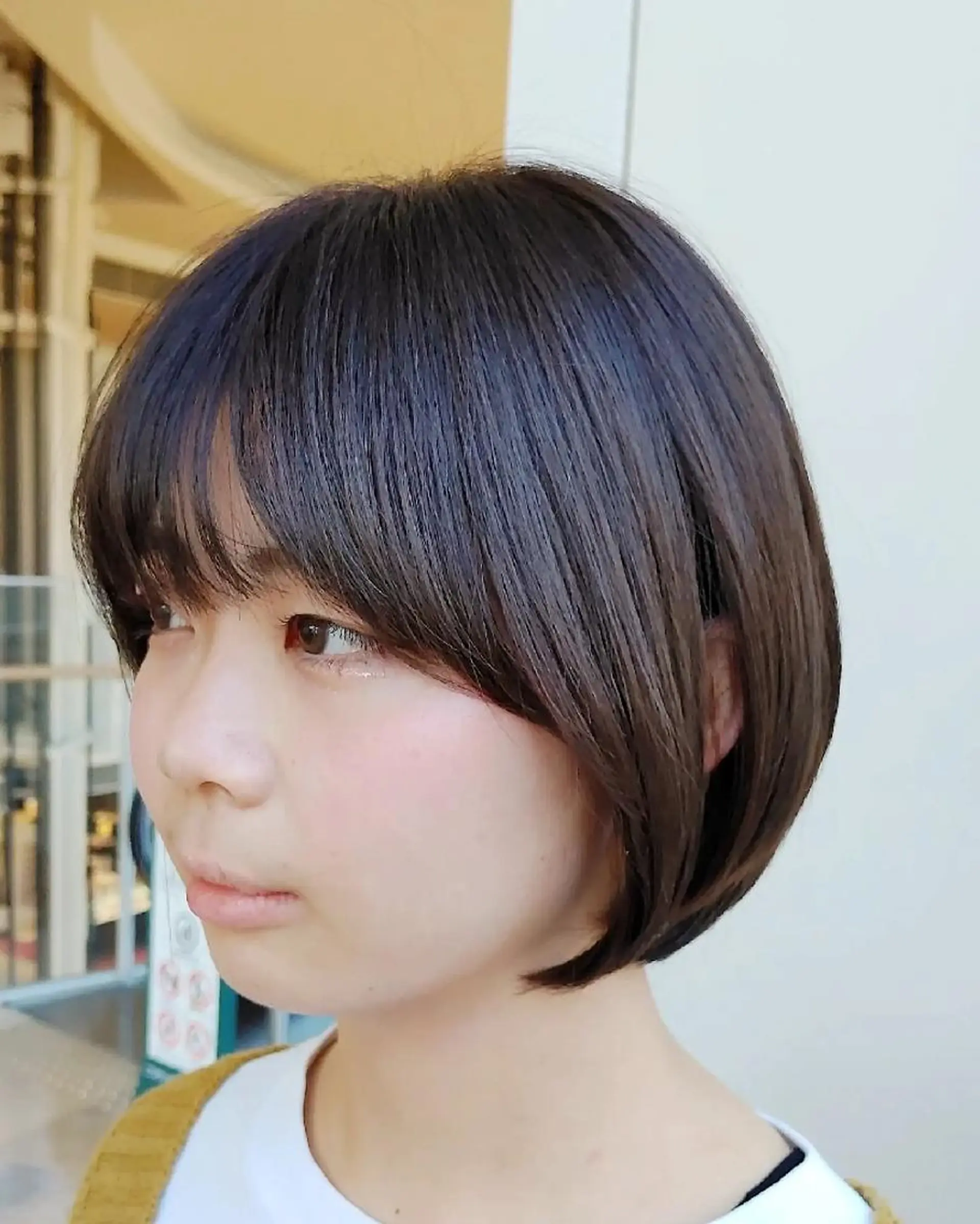 ショート ホリウチ ユキエのヘアスタイル