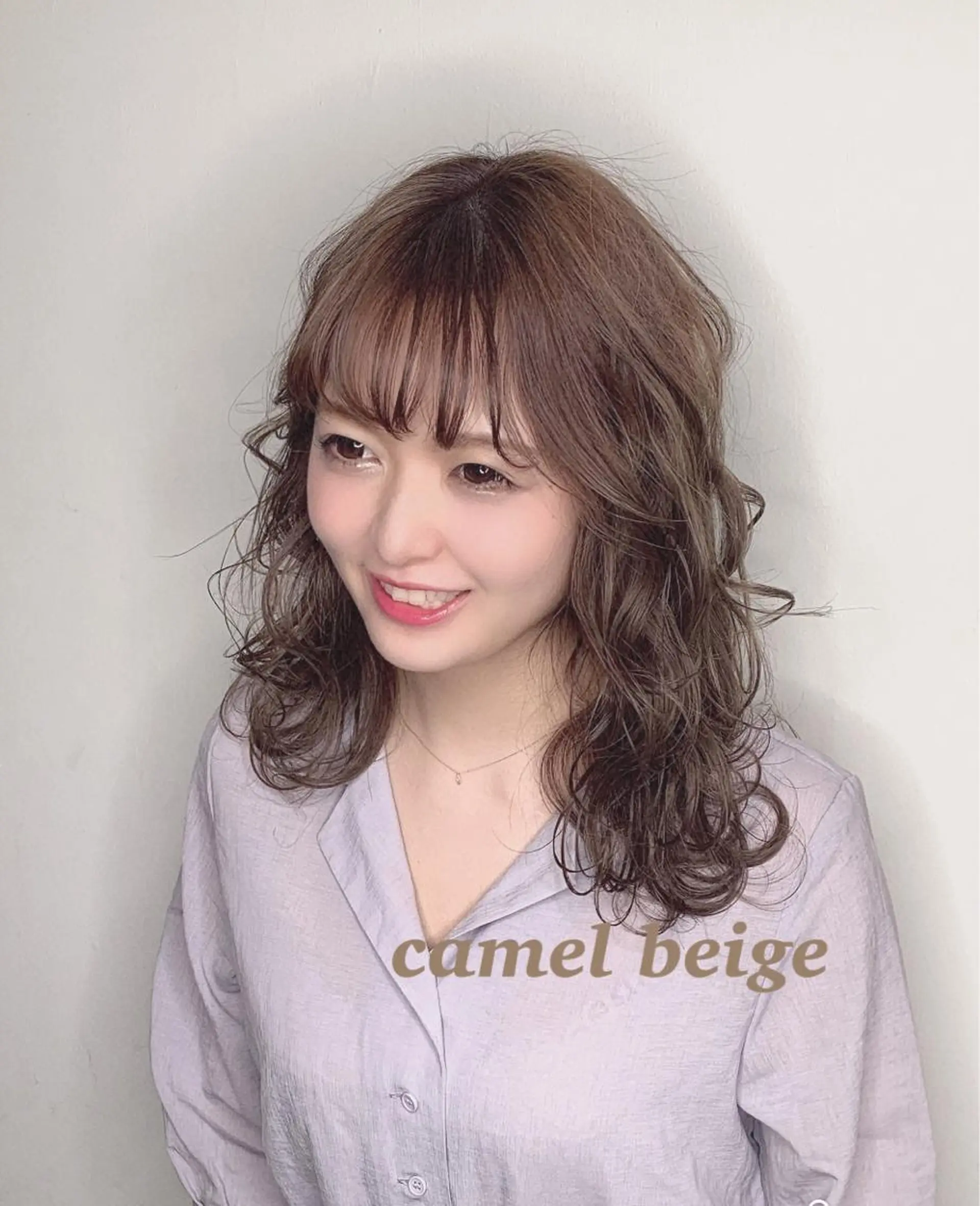 ミディアム カラー ヘアアレンジ topstylist 芳賀みなみのヘアスタイル