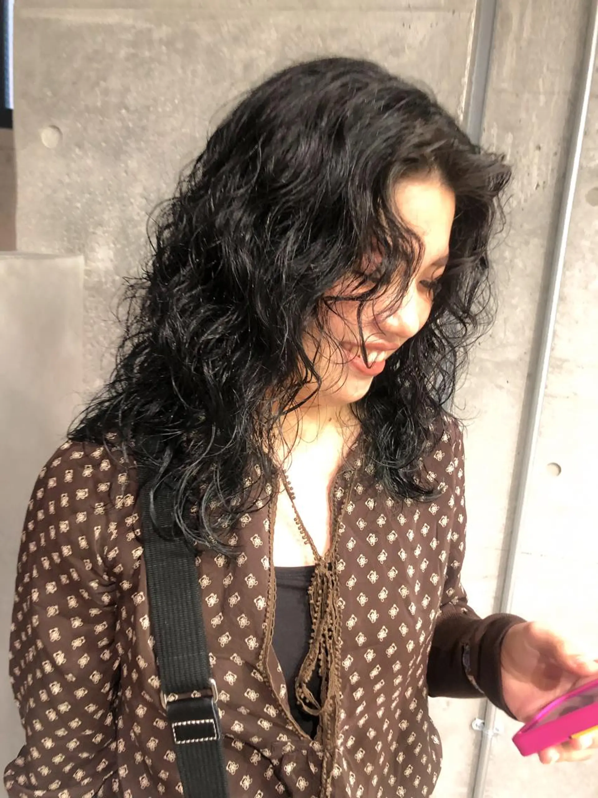 ロング カラー パーマ rii-🩰 トレンドメイクのヘアスタイル