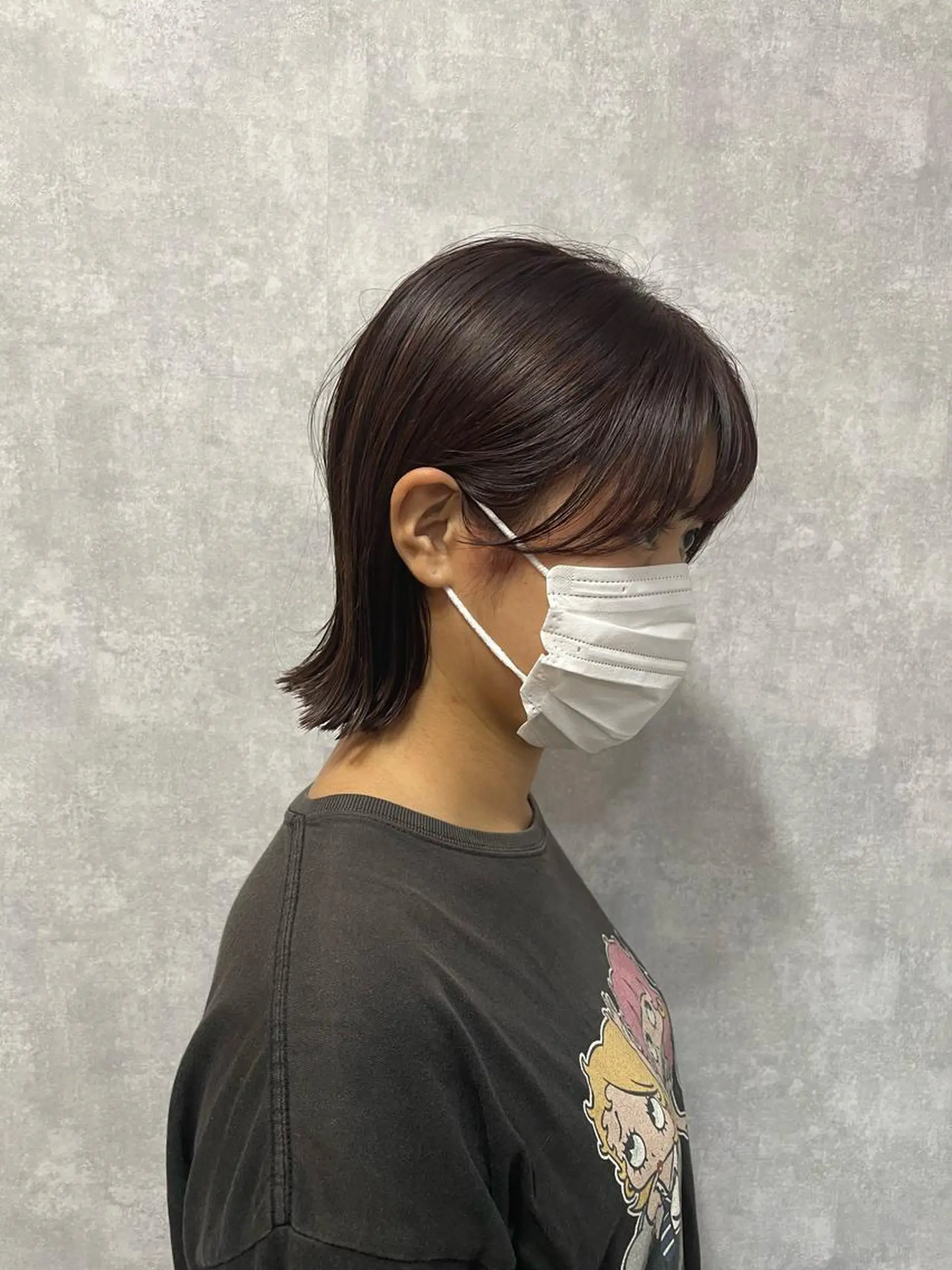 ショート 切りっぱなしボブ ショートボブ ハンサムショート 丸みショート アッシュ カット ヘアカラー トリートメント C’LD hair  produce /シールドヘア所属・モテ髪/ボブ/ショー ト/アダチフウトのヘアスタイル