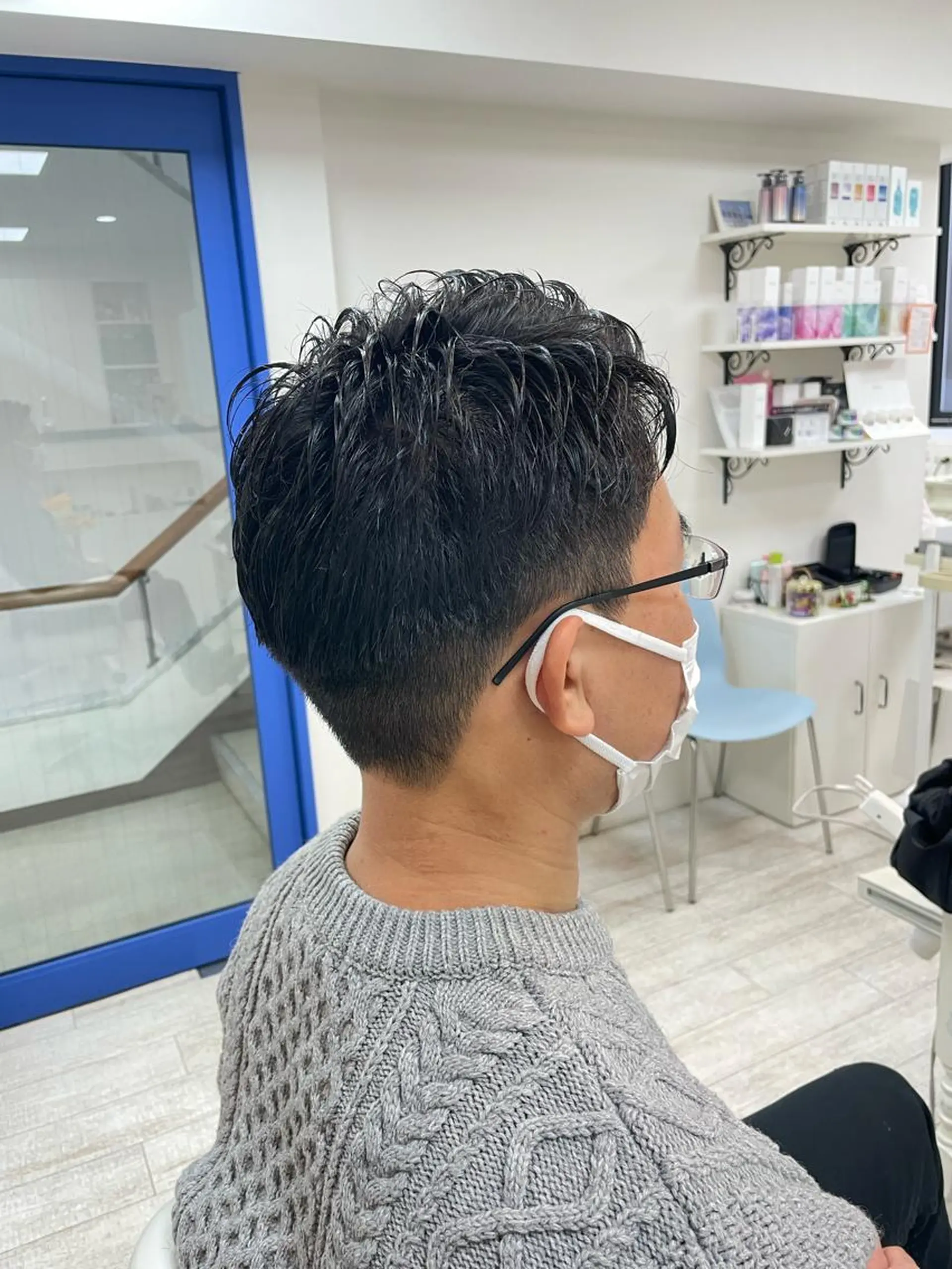 ショート 新籾 尚哉のヘアスタイル