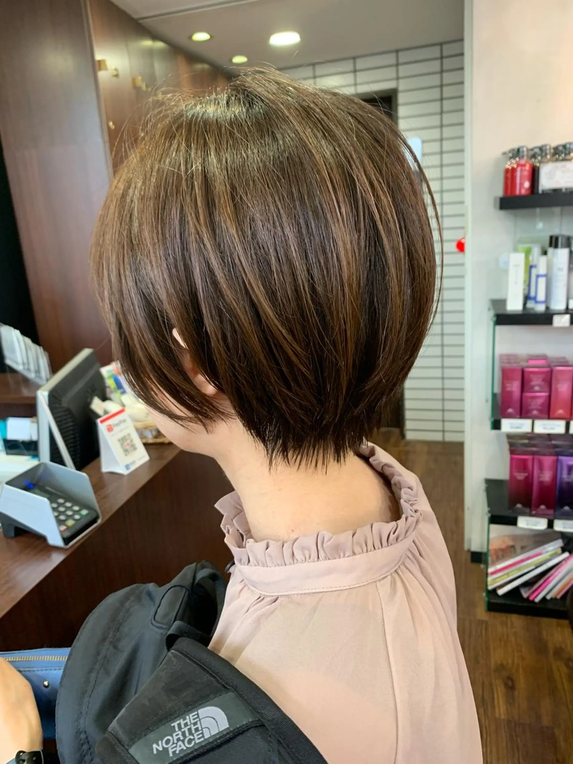 ショート 縮毛矯正/ショート/ レイヤー/畑中正敏のヘアスタイル