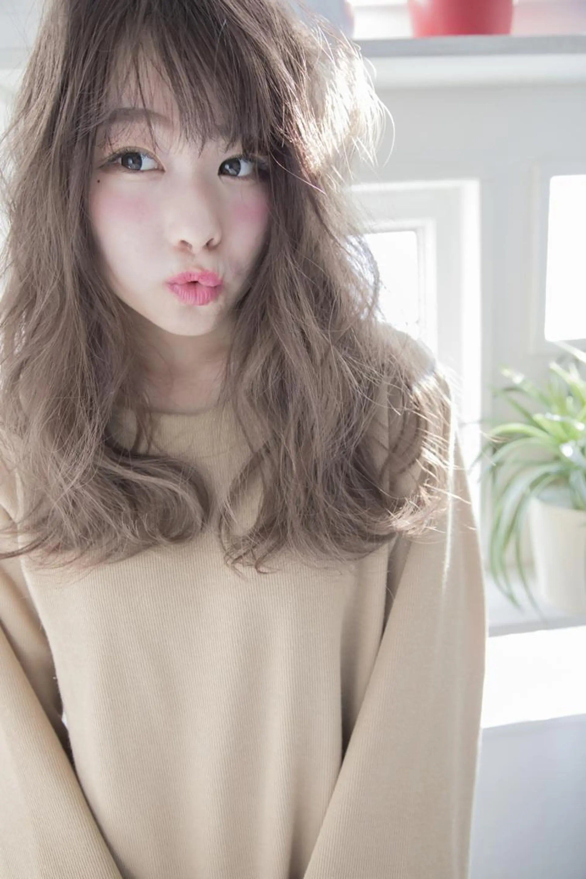 セミロング カラー ヘアカラー トリートメント SAI hairgardenのヘアスタイル
