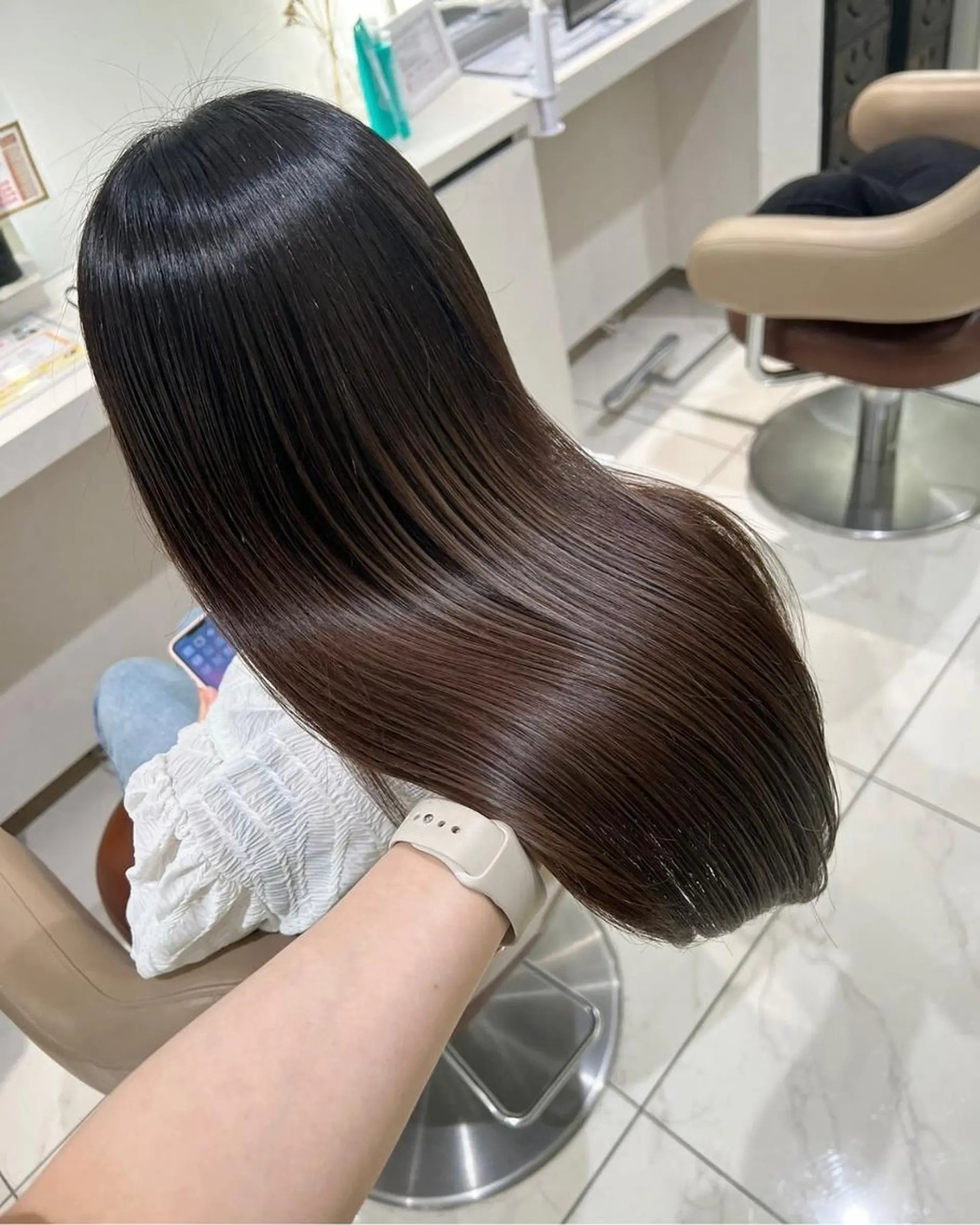 ロング 髪質改善 カット トリートメント ＡＳＨ大宮/ブリーチ 髪質改善/カラーのヘアスタイル