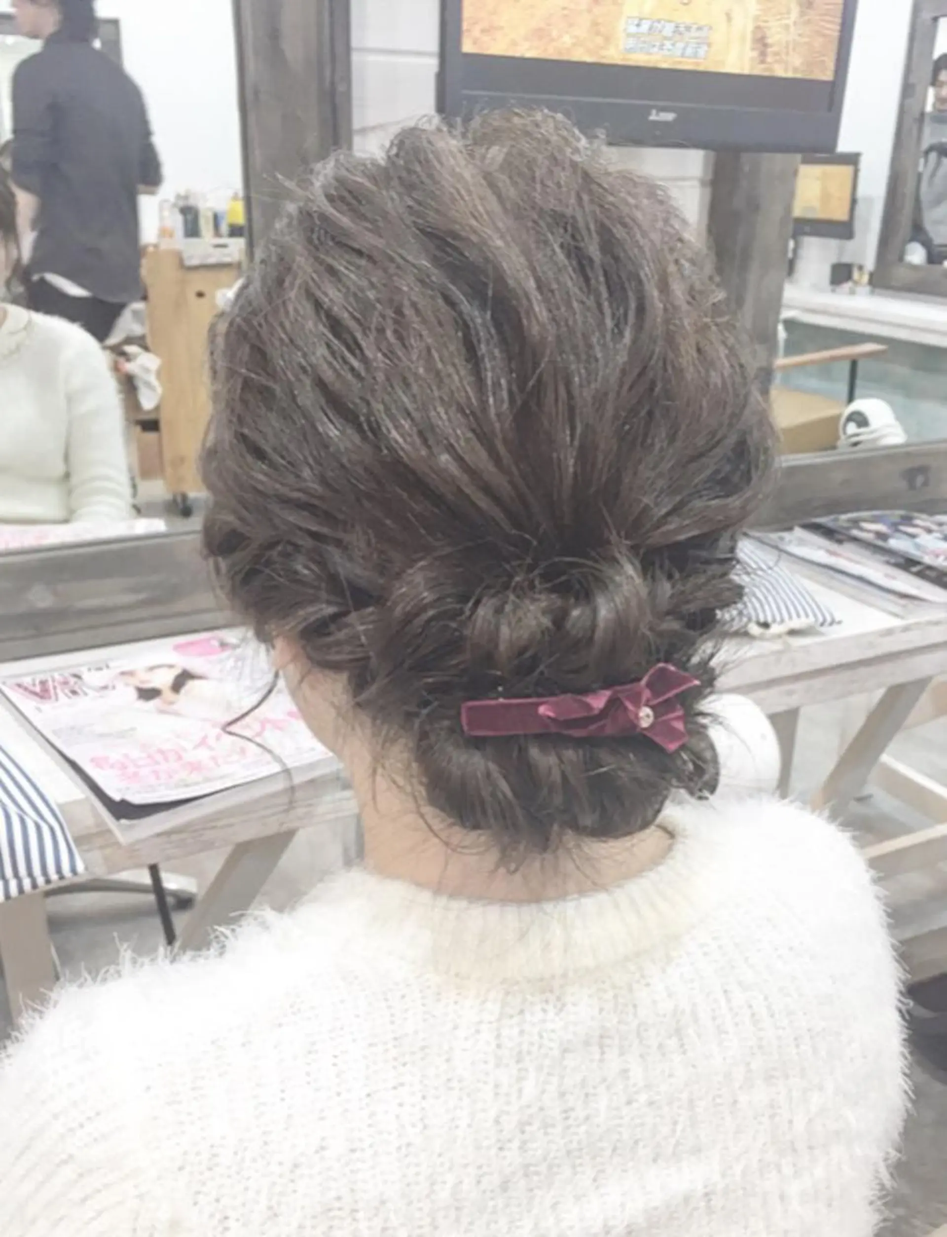 ミディアム ヘアアレンジ 太田 有香のヘアスタイル