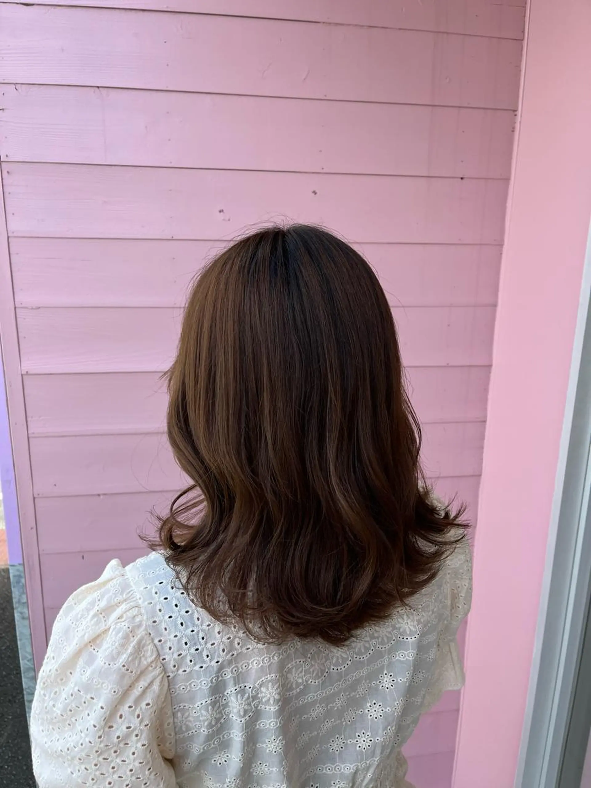 ミディアム ☁️彦坂唯有/ 透明感カラー☁️のヘアスタイル