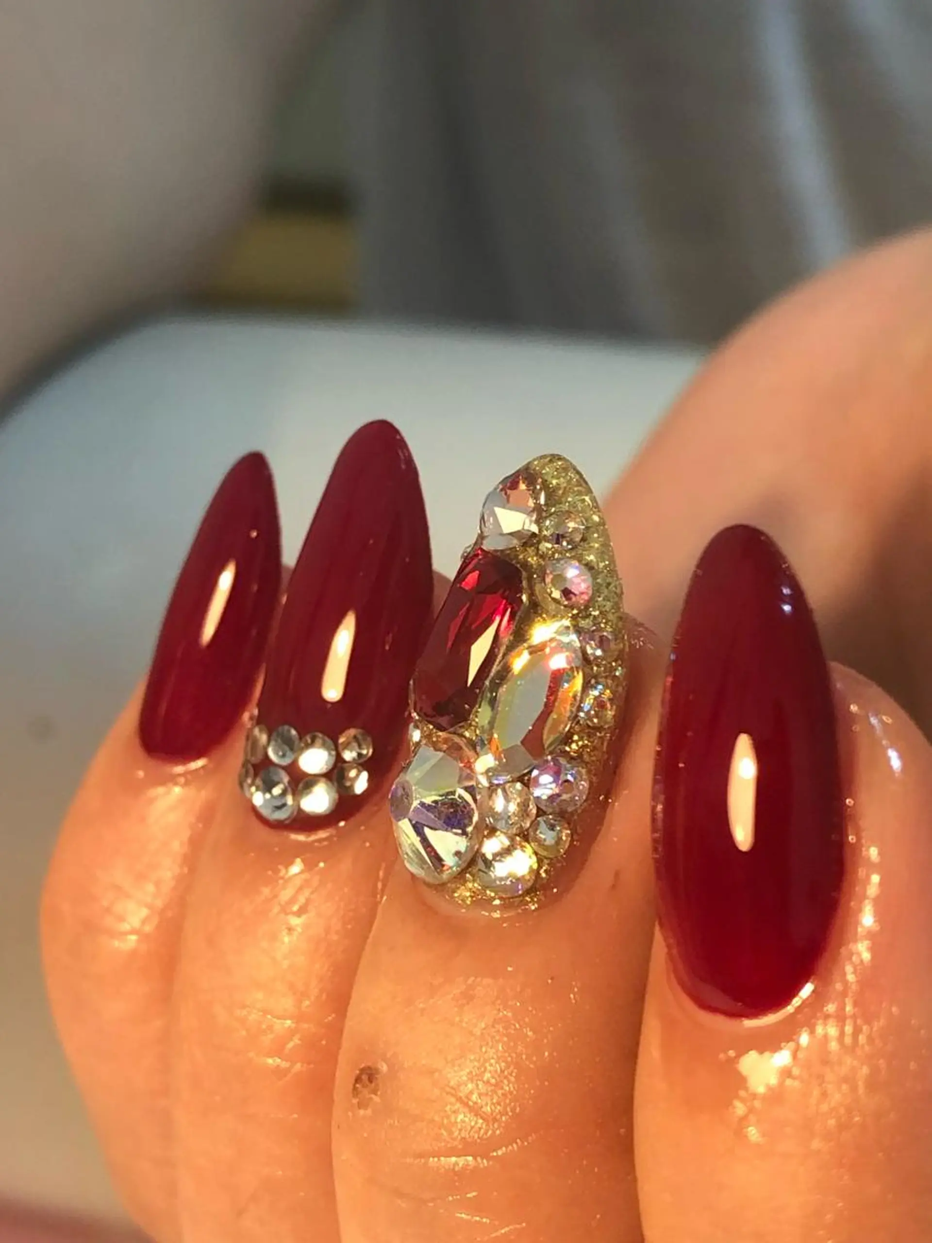 セミロング ハンドネイル TAKAMATSU RINAのネイルデザイン