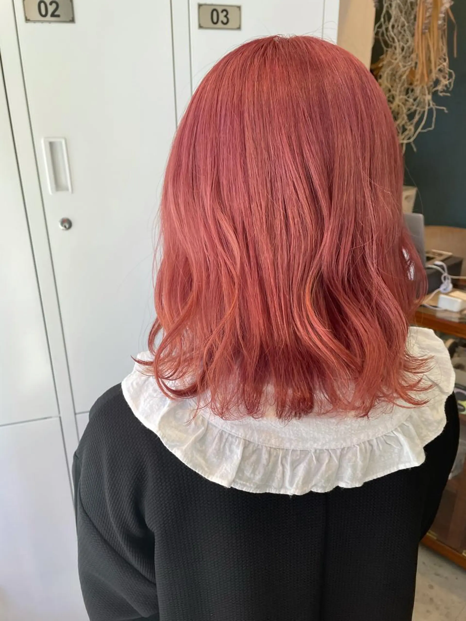 ミディアム カラー ブリーチ ピンクカラー ヘアカラー トリートメント 中目黒🌼 🌼ハナのヘアスタイル