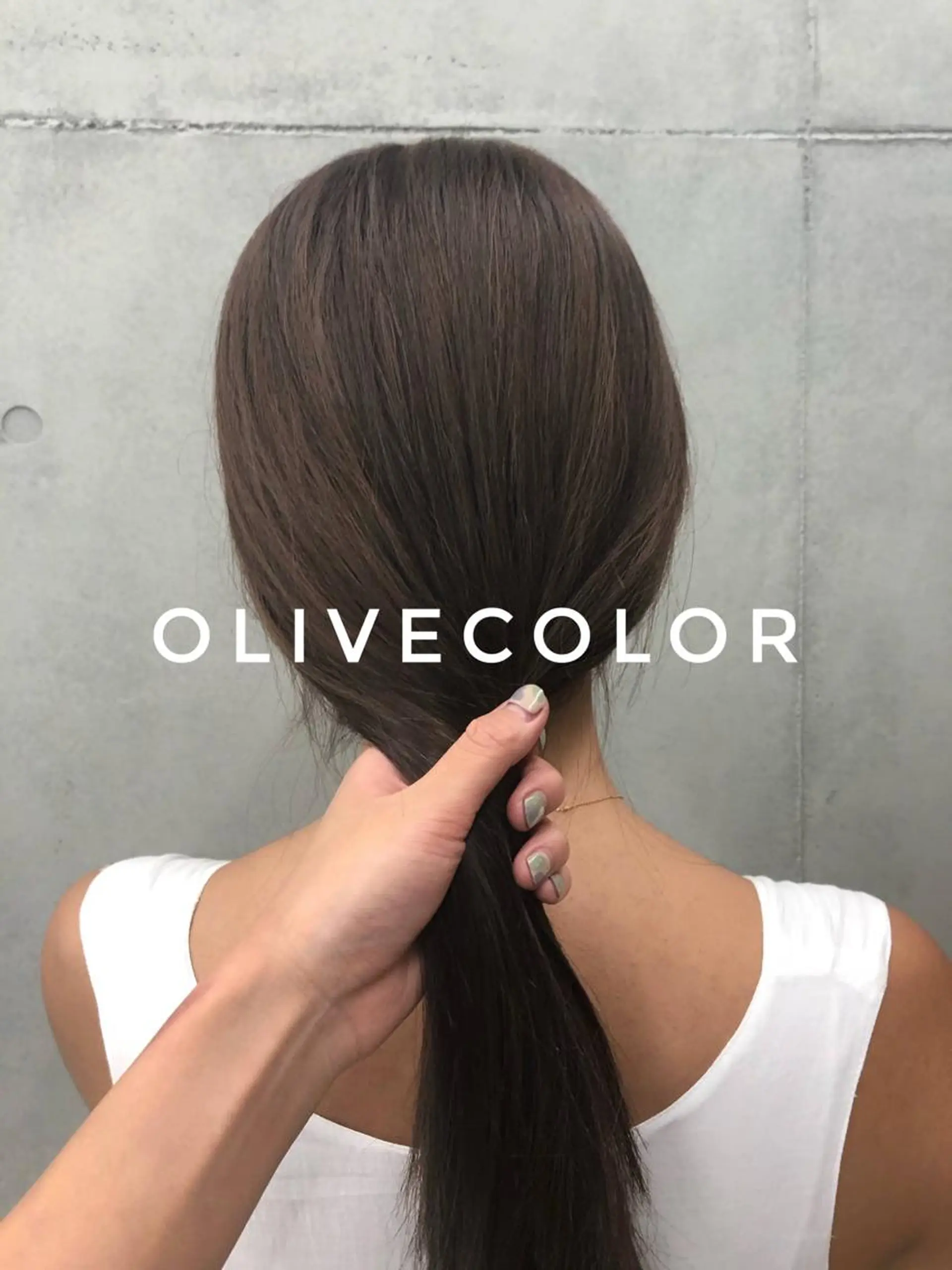 ロング カラー キッズ ベージュカラー オリーブベージュ オリーブカラー オトナヘア🌸 harukaのヘアスタイル