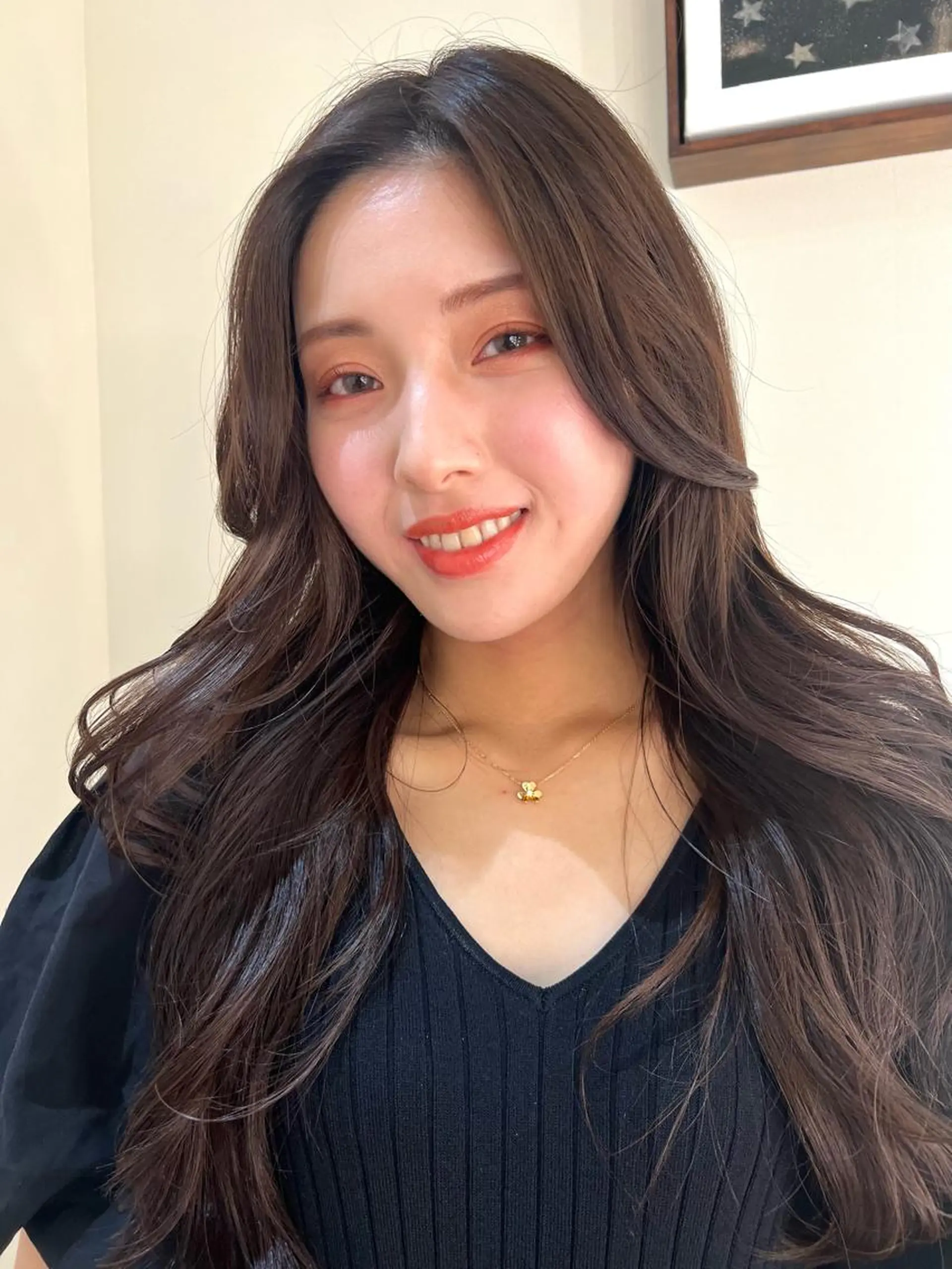 ロング カラー ヘアアレンジ レイヤーカット🤍 RINAのヘアスタイル