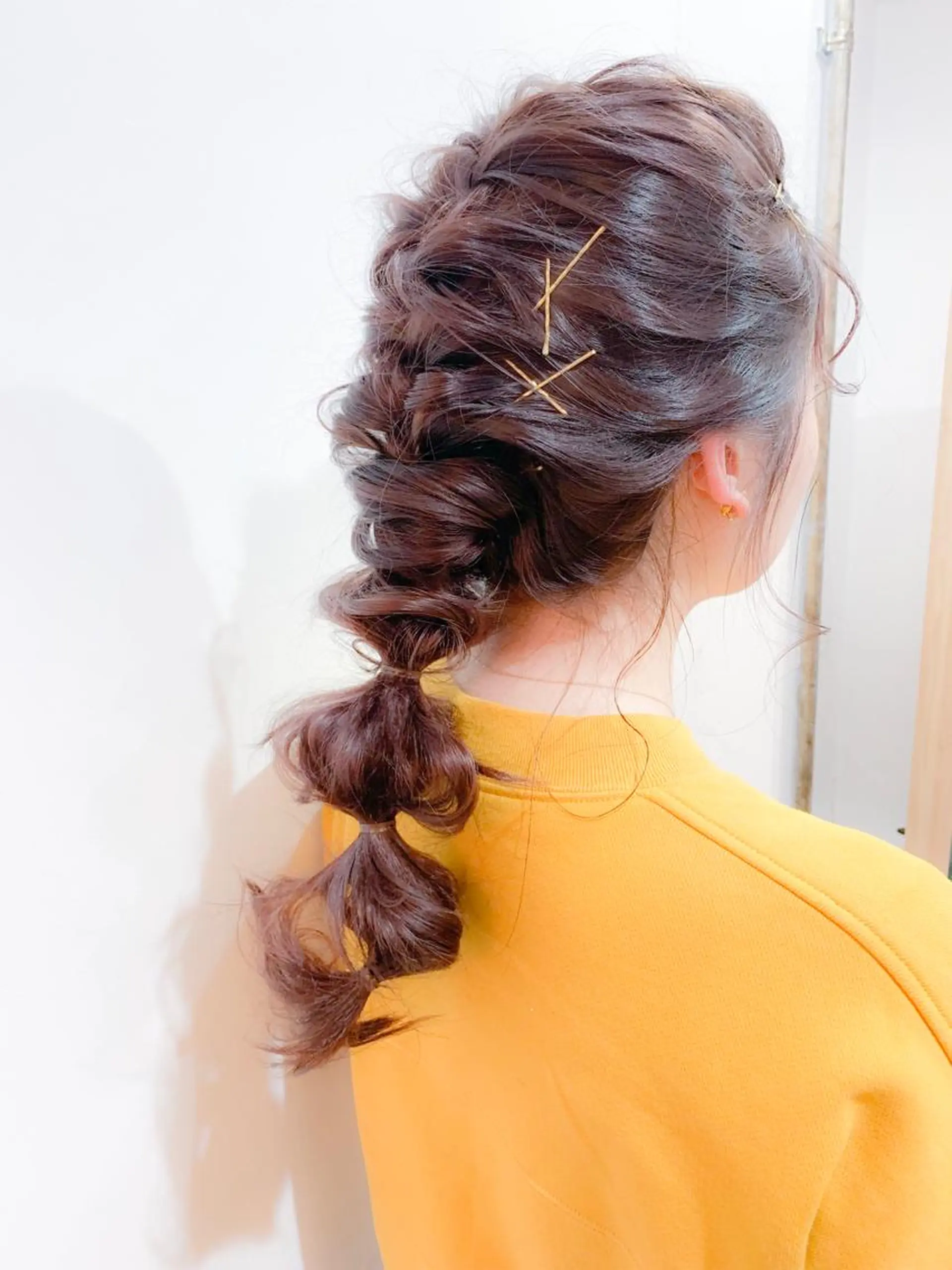 セミロング ヘアアレンジ BOX mico.のヘアスタイル