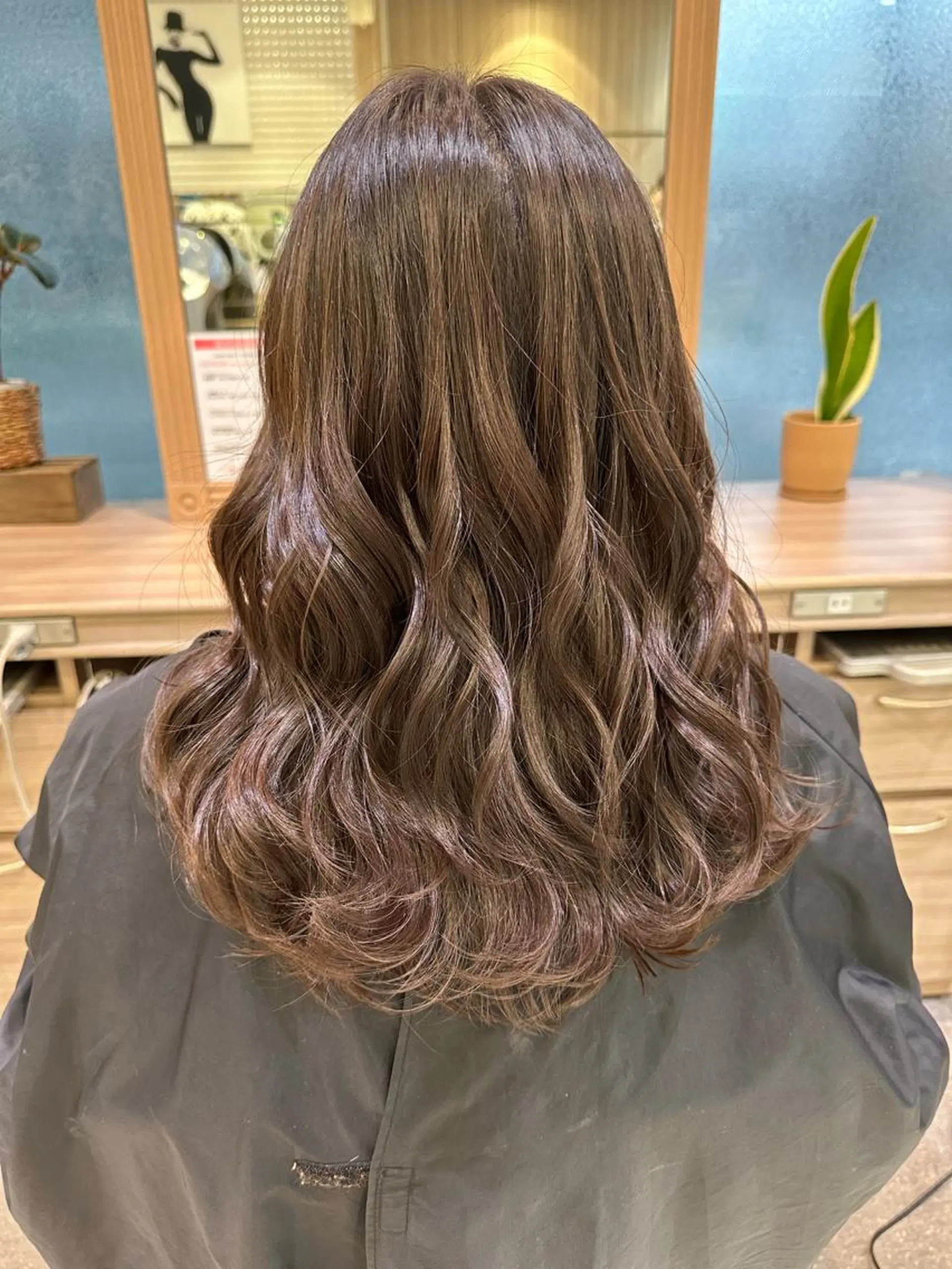 ロング カラー 島袋 ナオユキのヘアスタイル