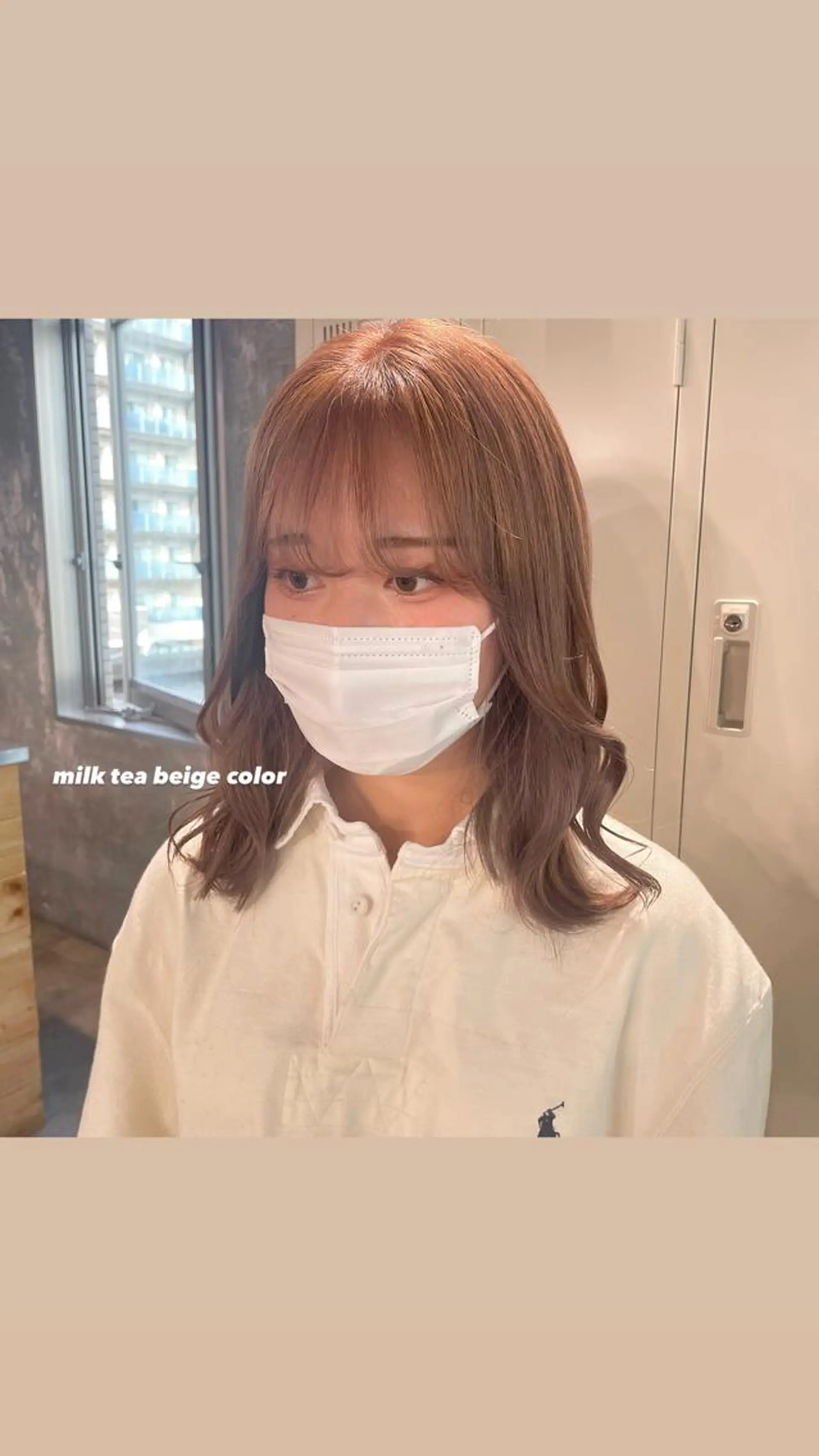 セミロング カラー パーマ ヘアアレンジ メンズ キッズ ネイル マツエク・マツパ アイブロウ 透明感カラー・レイヤ ー🎀amika🎀のヘアスタイル