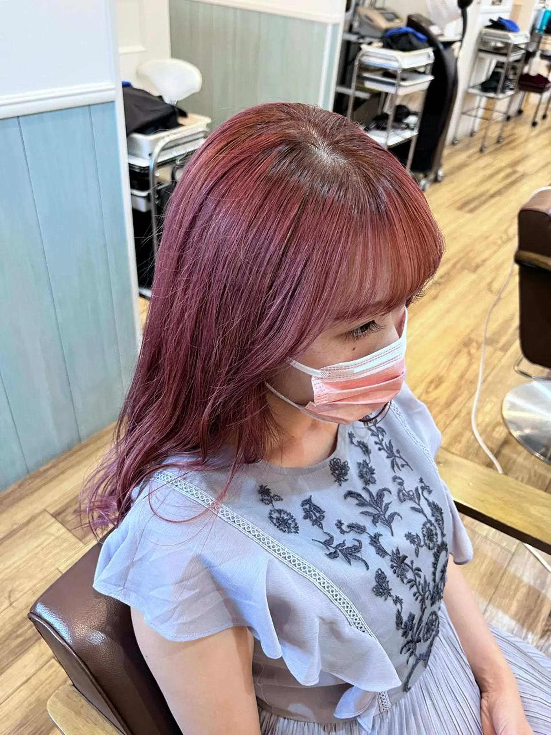 ロング カラー 🐰ハイトーンカラー 畠山 渡🐰のヘアスタイル