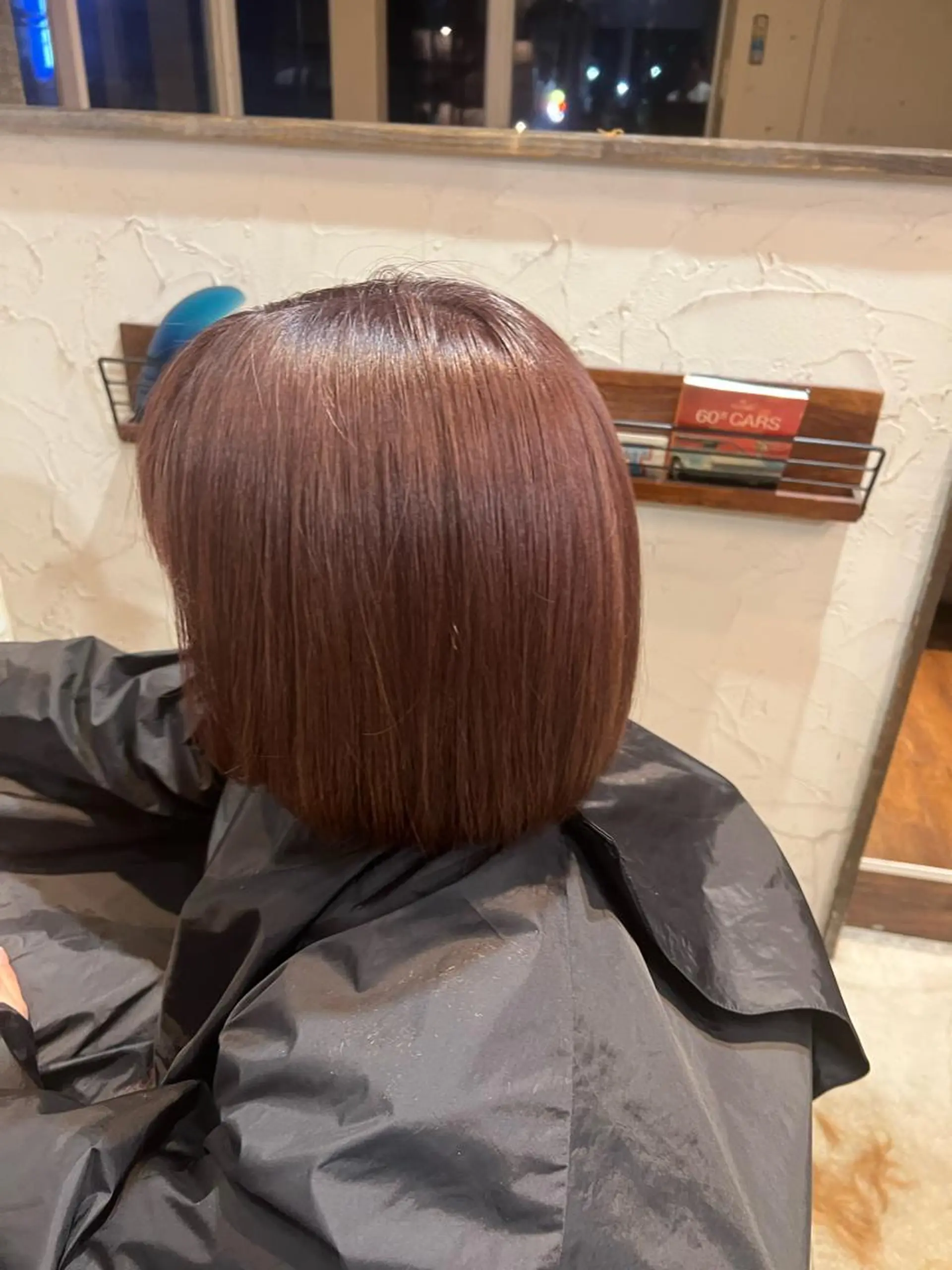 ショート カラー ブラウンカラー ピンクカラー ピンクブラウン 毛谷 嘉明/ブリーチカラーのヘアスタイル