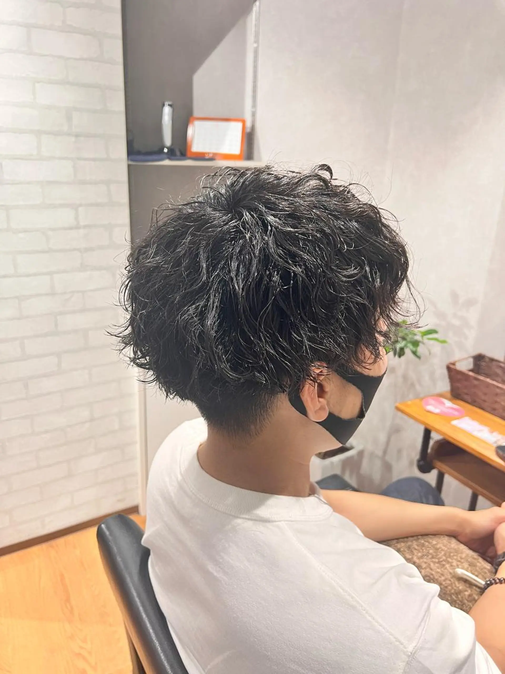 ショート パーマ メンズ特化☝️添田 好恵のヘアスタイル