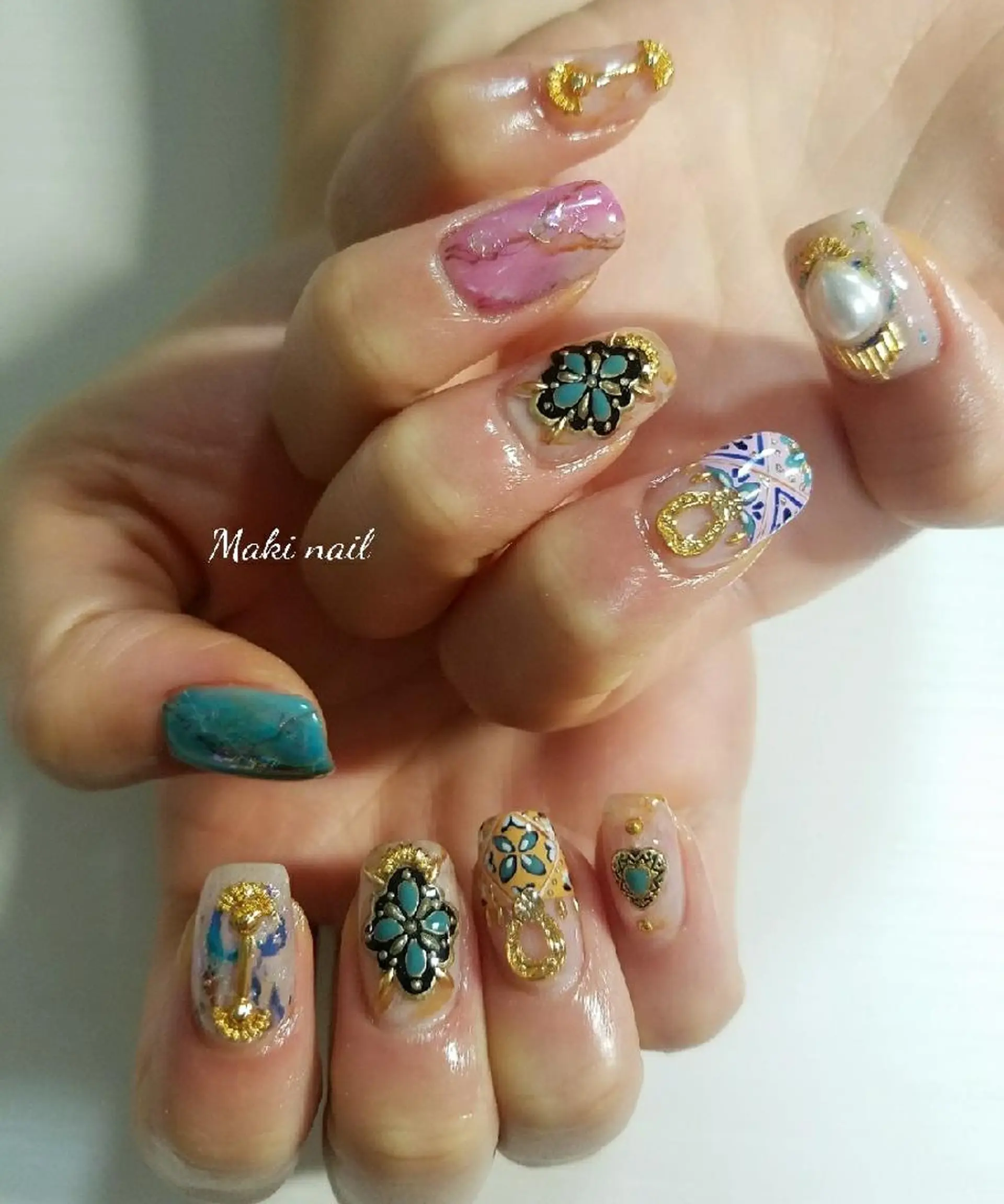 ネイル アートネイル   MAKI NAILのネイルデザイン