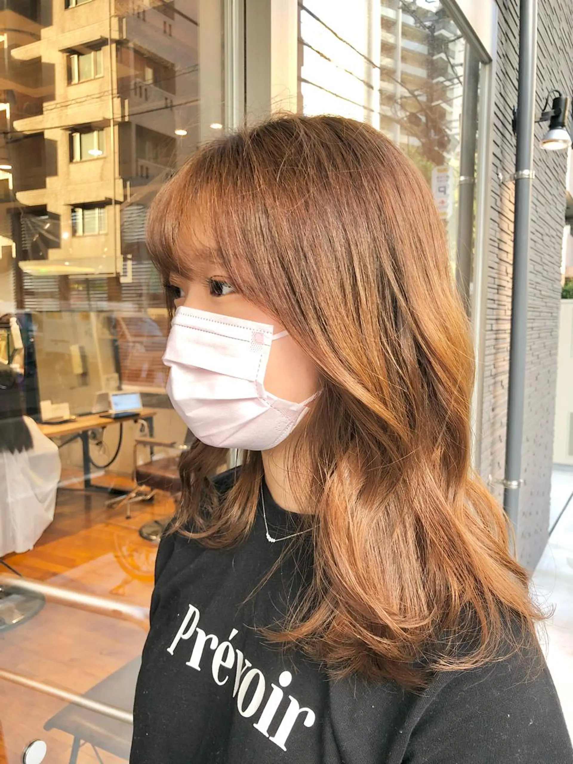 セミロング くびれヘア 顔周りカット レイヤーカット 小顔カット カット ヘアカラー トリートメント ✨上品可愛い 垢抜けヘア/後藤✨のヘアスタイル