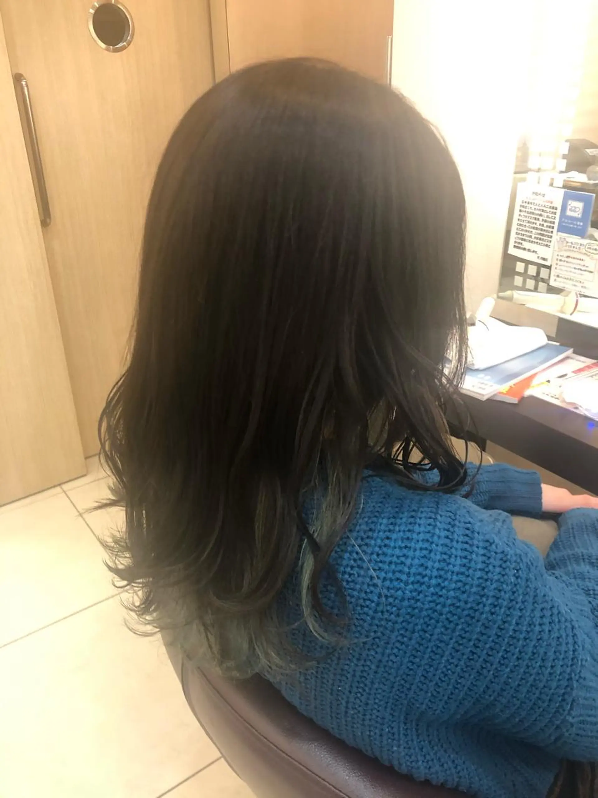 セミロング カラー パーマ リリー /Men's/パーマのヘアスタイル