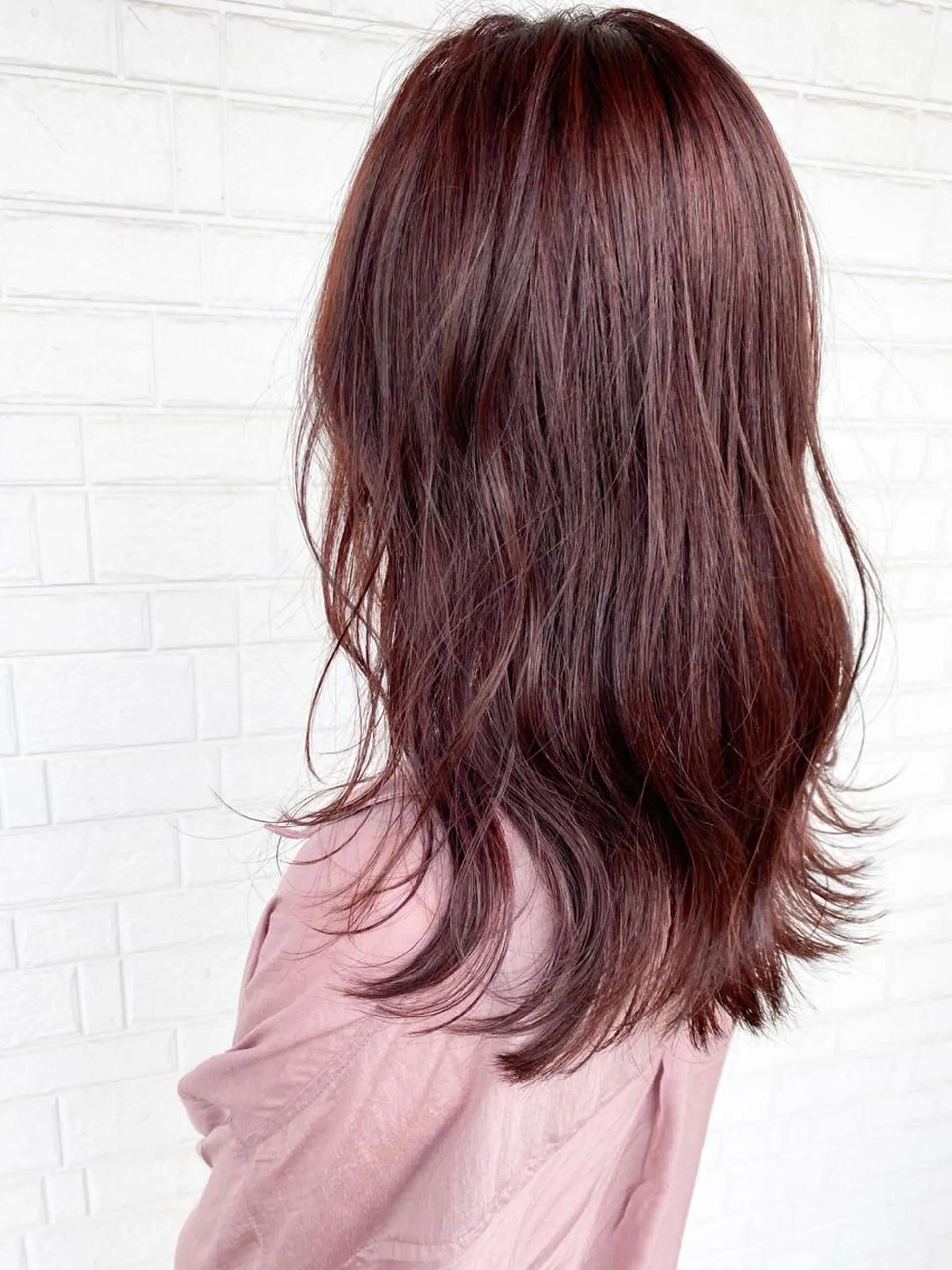 セミロング ヘアカラー トリートメント 髪質改善と艶カラー 💎坂田 裕紀のヘアスタイル