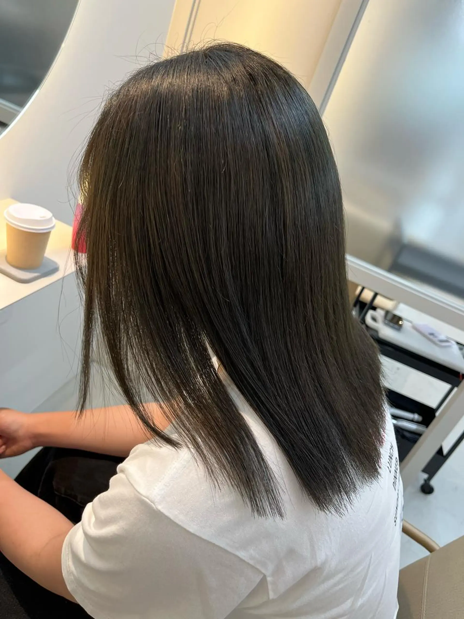 ミディアム カラー 透明感カラー/艶髪/ 高城潤也のヘアスタイル