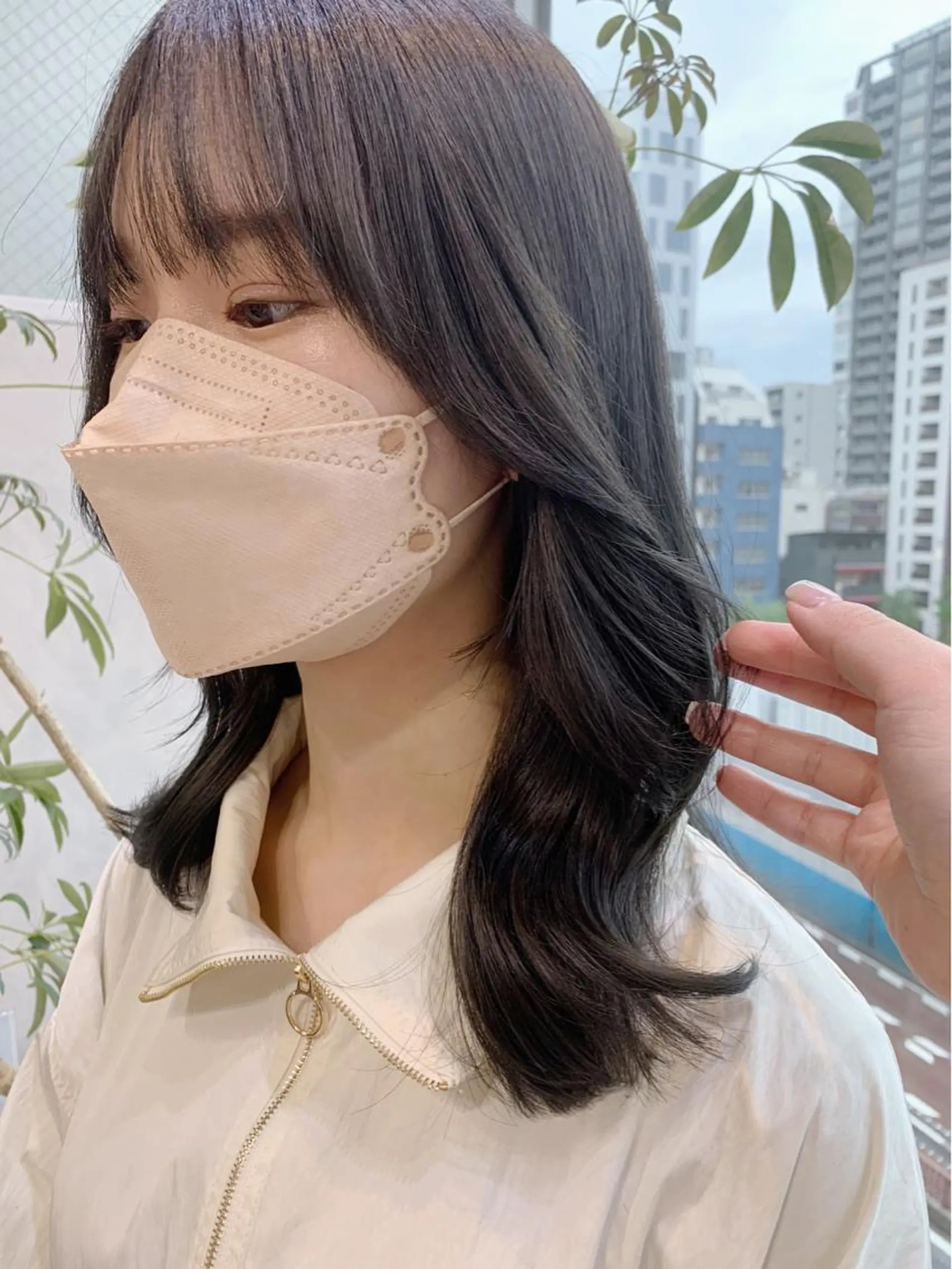 ミディアム 髪質改善 縮毛矯正 トリートメント カット ヘアカラー トリートメント 髪質改善/縮毛矯正 🎀小林 唯 🎀のヘアスタイル