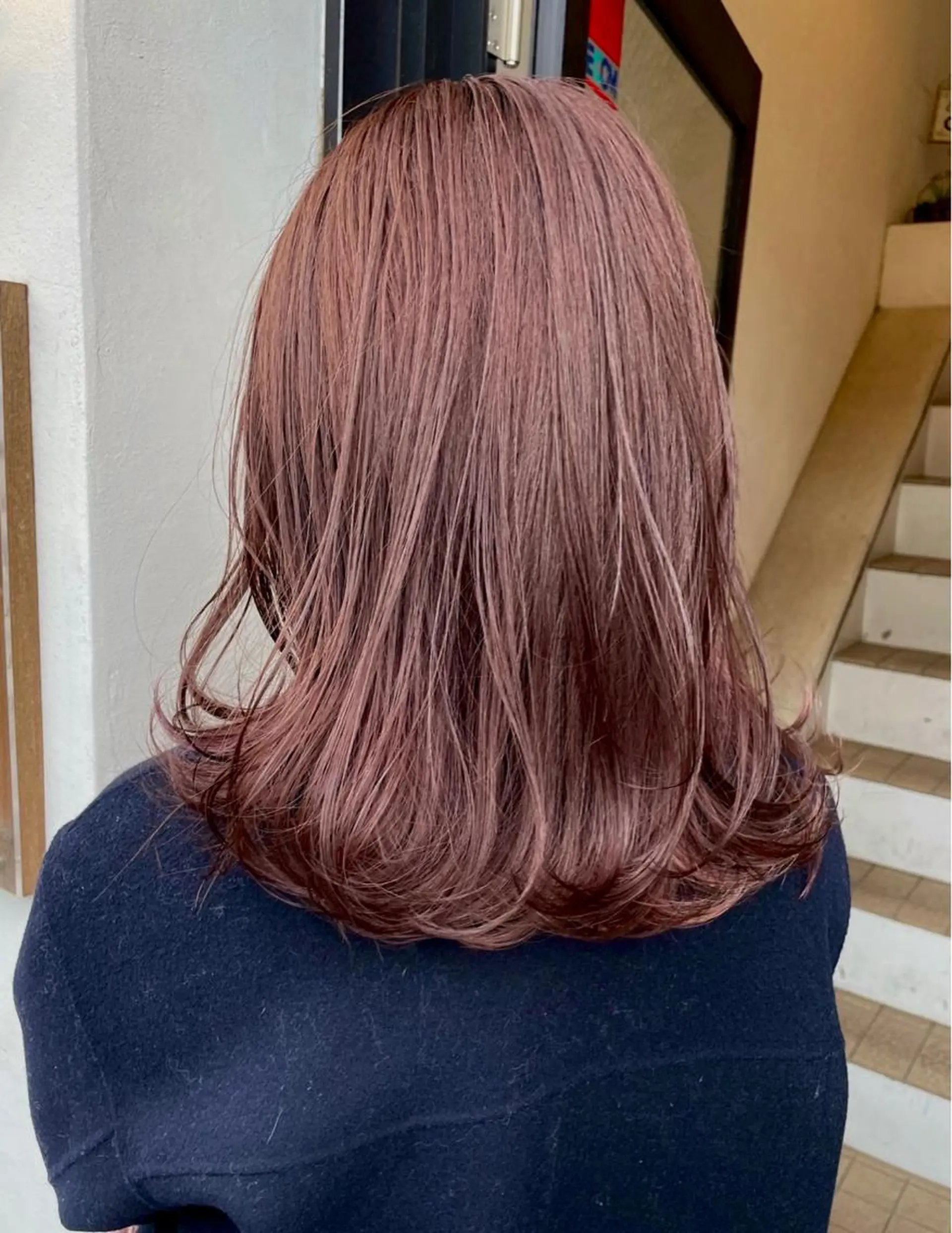 ミディアム カラー ヘアアレンジ ブリーチ ダブルカラー ブリーチなしカラー ピンクカラー 💐メンズ特化× パーマ💐早坂駆留のヘアスタイル