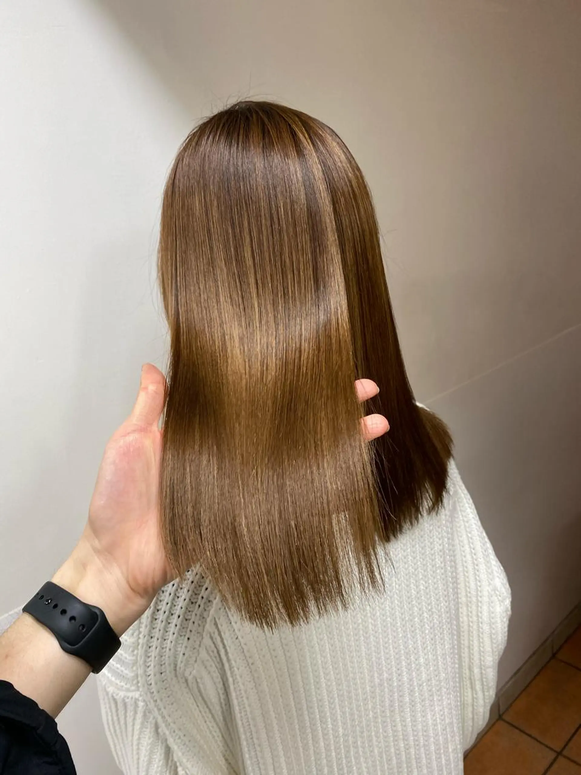 セミロング メンズ特化 刈り上げない/金井のヘアスタイル