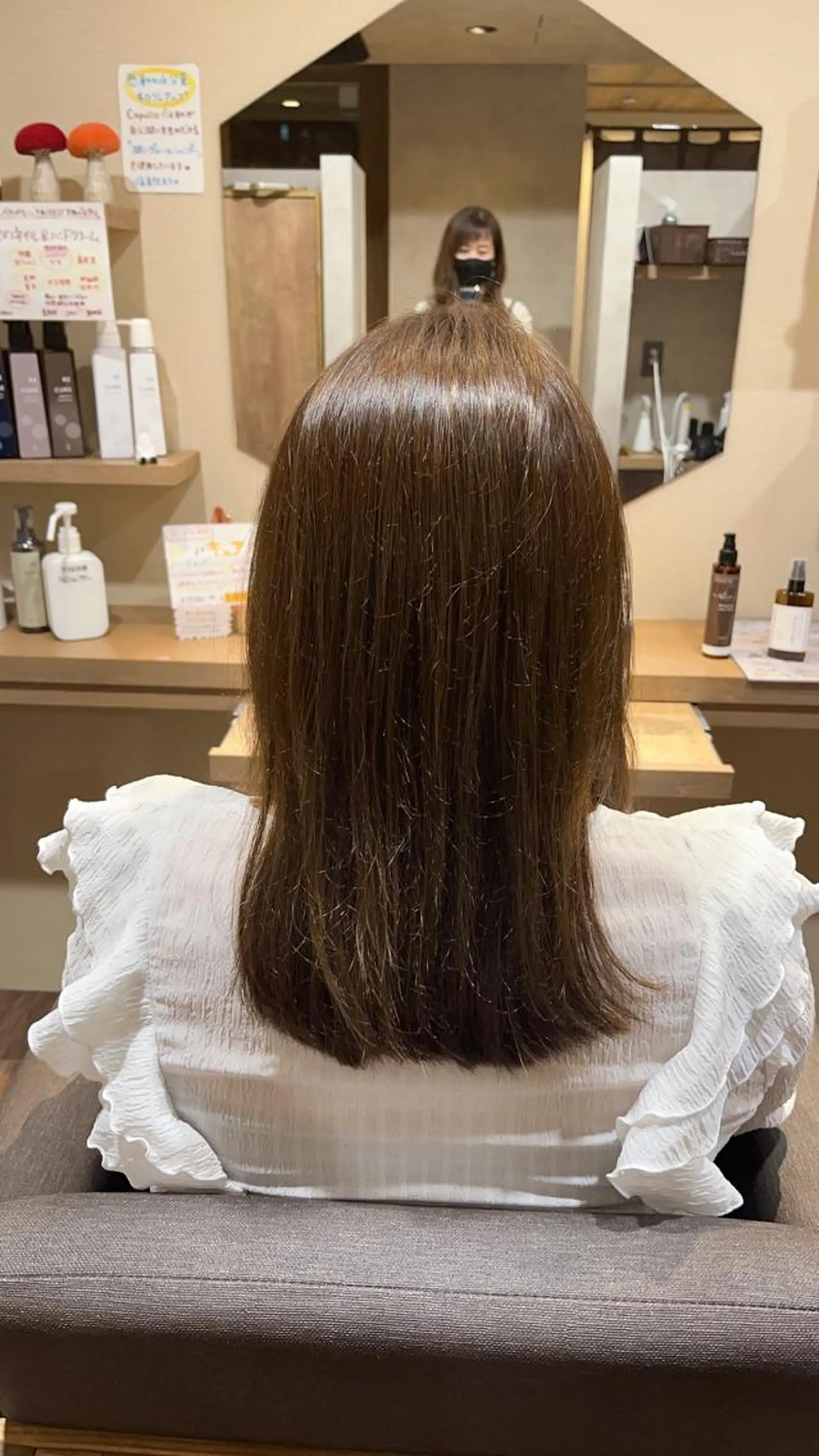 カラー 箕面駅徒歩7分カプロ 三好美鈴のヘアスタイル