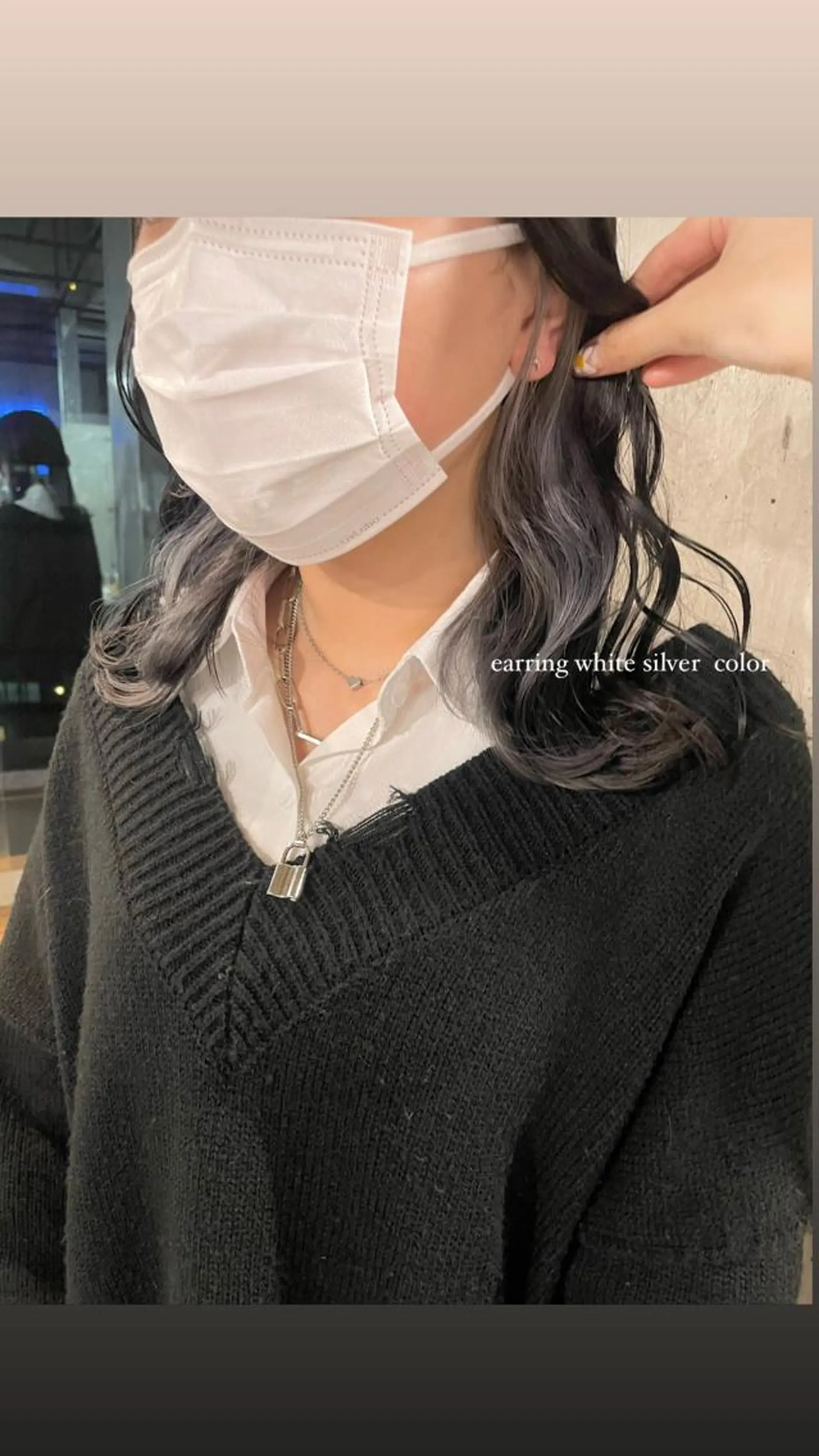 ミディアム カラー パーマ ヘアアレンジ メンズ キッズ ネイル マツエク・マツパ アイブロウ 透明感カラー・レイヤ ー🎀amika🎀のヘアスタイル