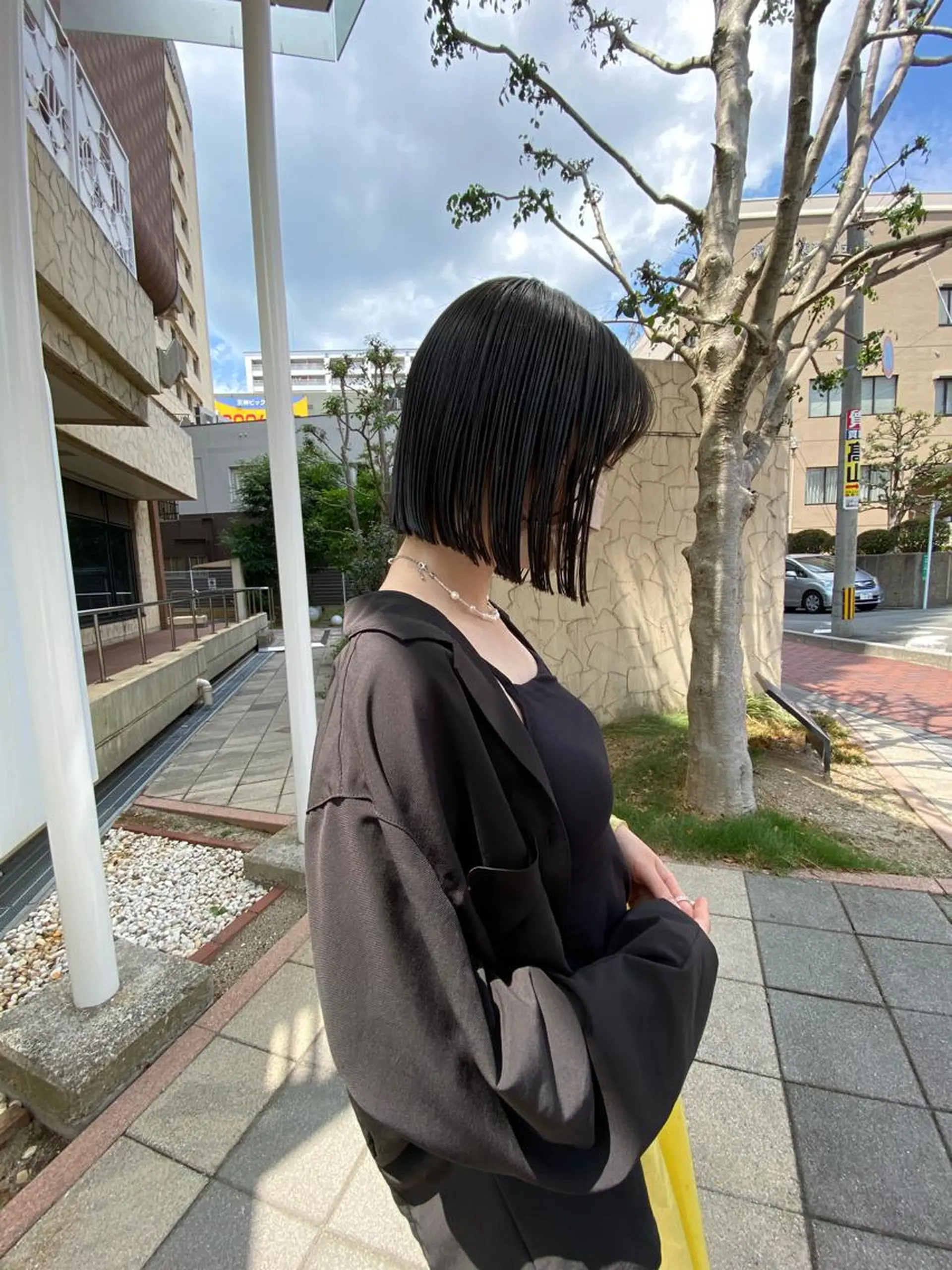 ショート ボブ カット ヘアカラー トリートメント Musiiik hairのヘアスタイル