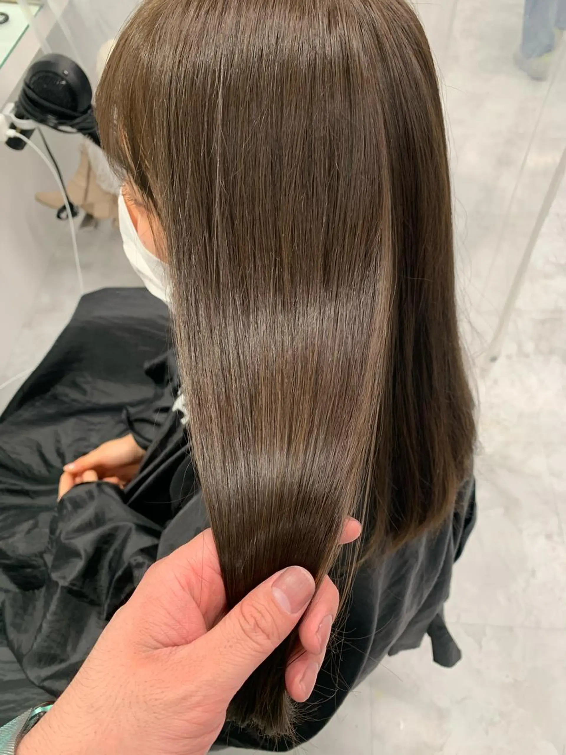 ミディアム カラー ヘアアレンジ ダブルカラー｜ なおき｜池袋美容師のヘアスタイル