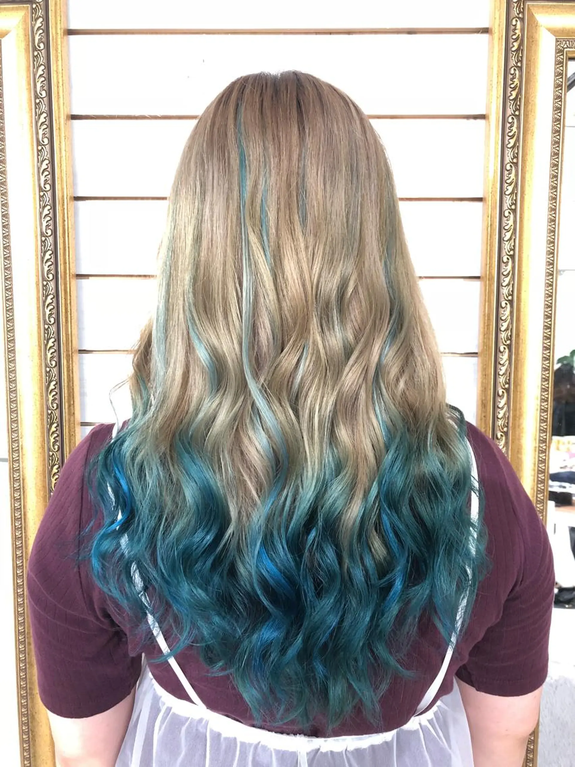 ロング ヘアカラー 🧡艶髪ちゅるん髪 🫧🧡YUKI❄️のヘアスタイル