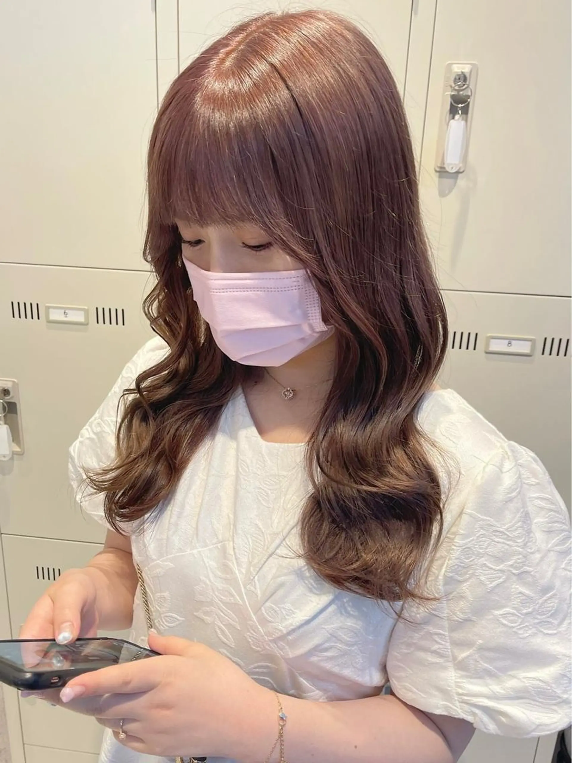 ロング カラー パーマ ヘアアレンジ メンズ キッズ ネイル マツエク・マツパ アイブロウ 似合わせカラー♡髪質 改善🎀サトカ🍒のヘアスタイル