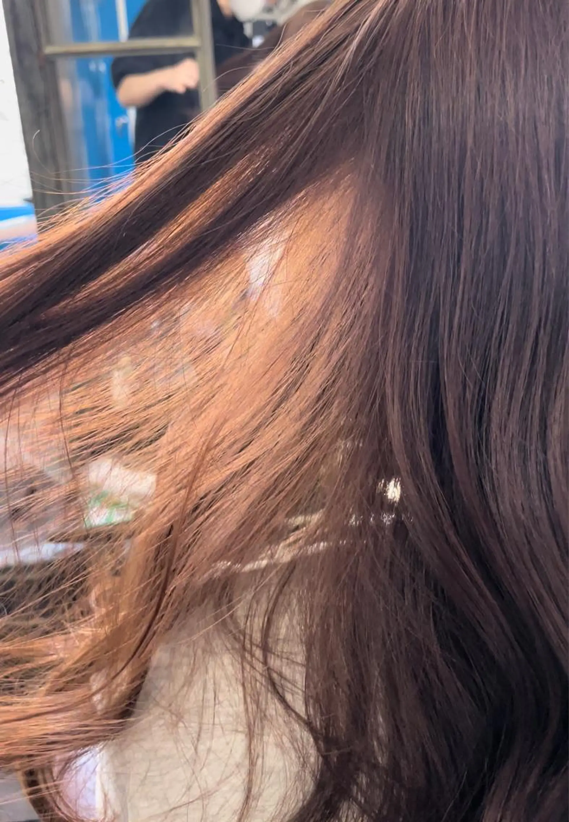 セミロング カラー ベージュカラー カット ヘアカラー トリートメント 🌿美髪縮毛矯正 のプロ安川🌿のヘアスタイル