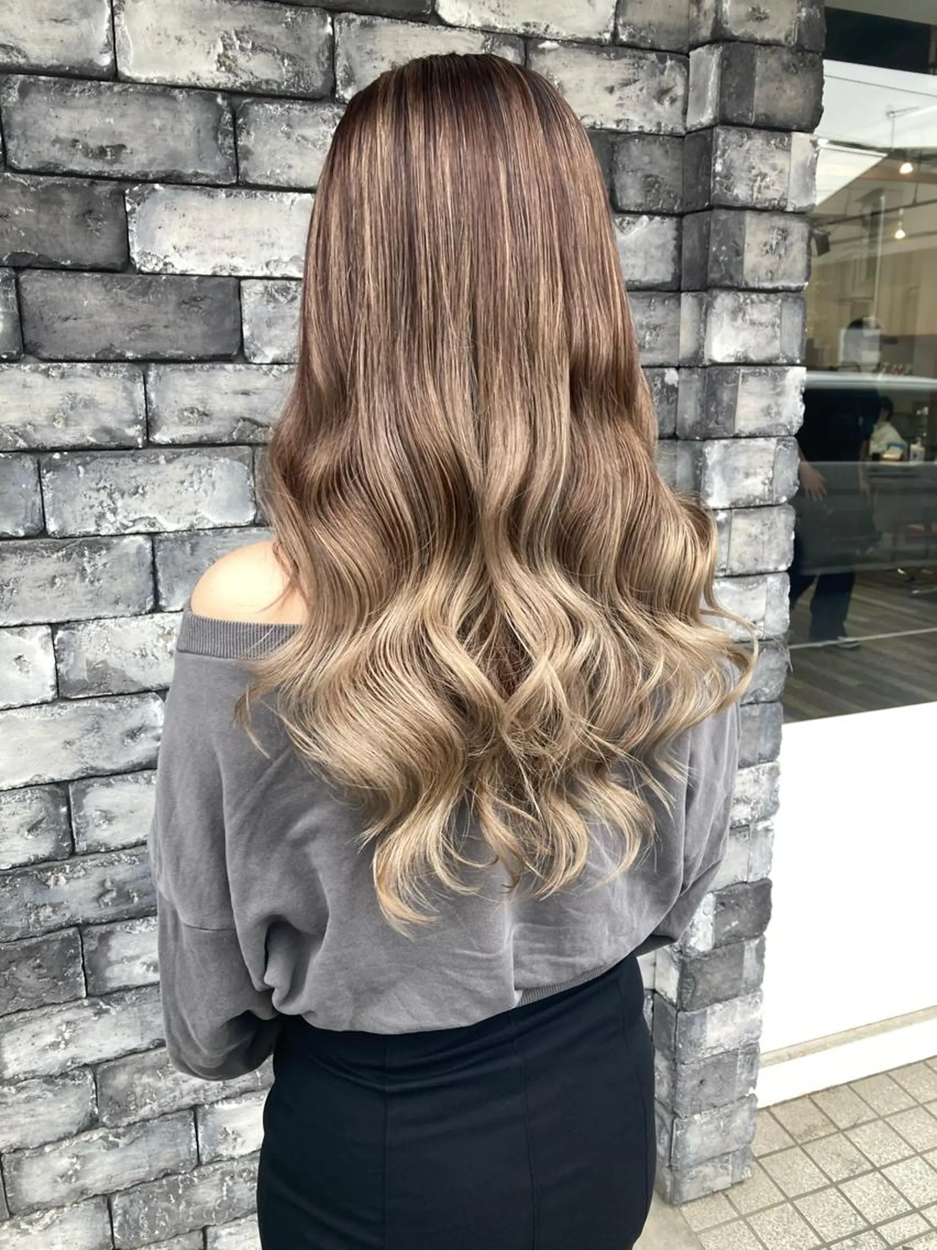 ロング カラー ヘアカラー トリートメント ヘアセット ✂️似合わせの魔術師 石田一樹✂️のヘアスタイル