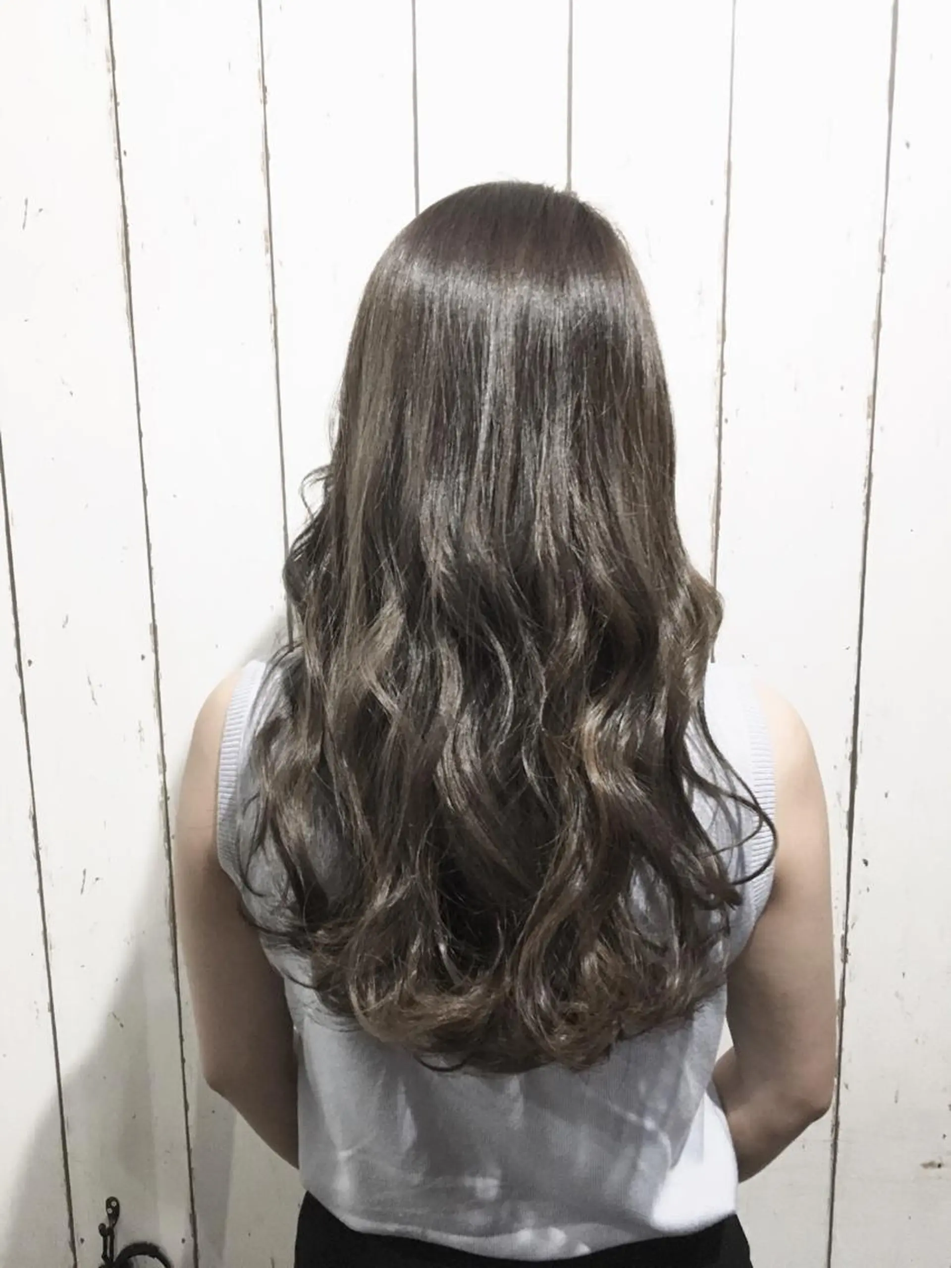 セミロング カラー パーマ ヘアアレンジ アディクシーカラー ブリーチ 👑指名率No.1 👑坂口飛翔のヘアスタイル