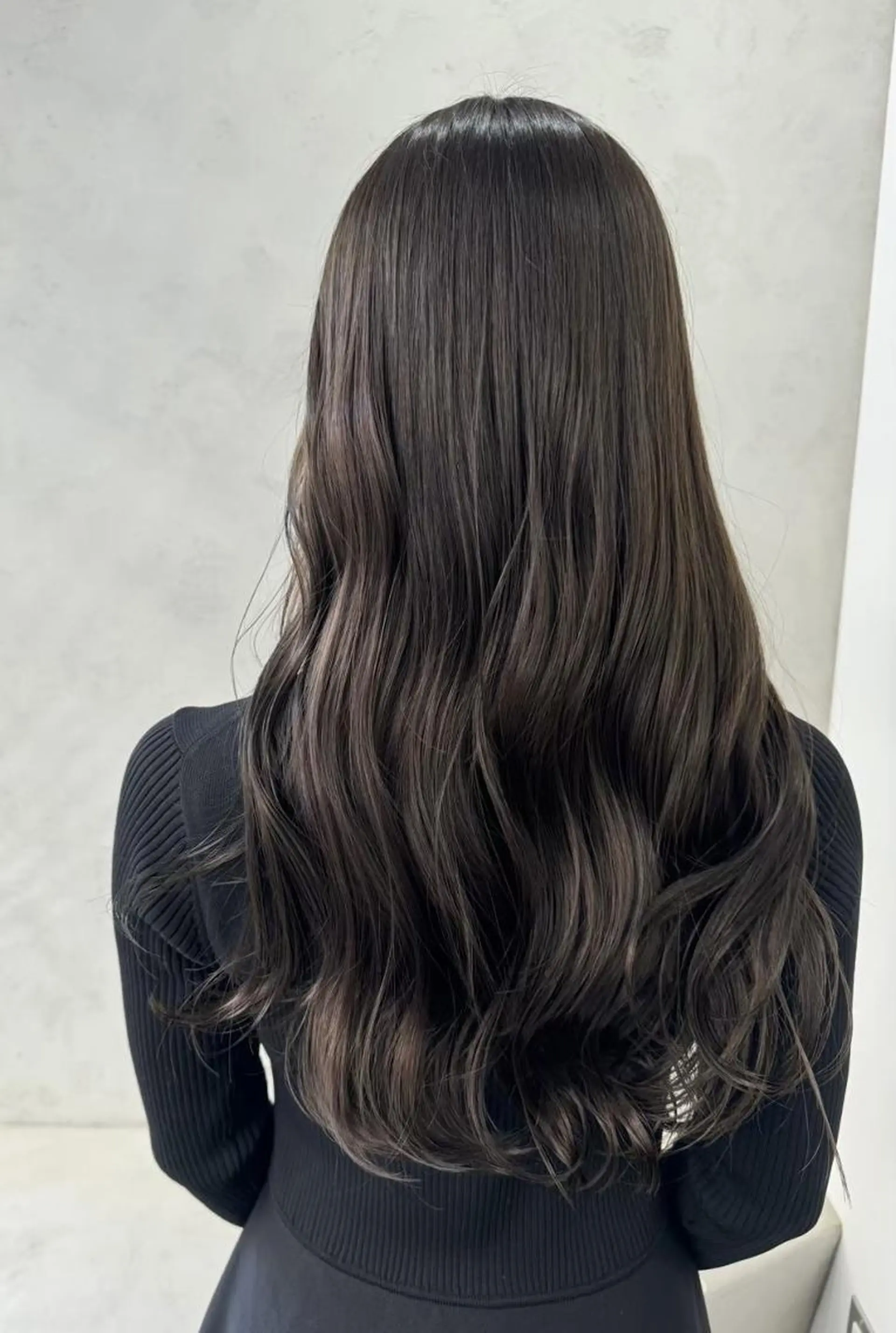 ロング カラー メンズカットモデル 今川茉綾のヘアスタイル