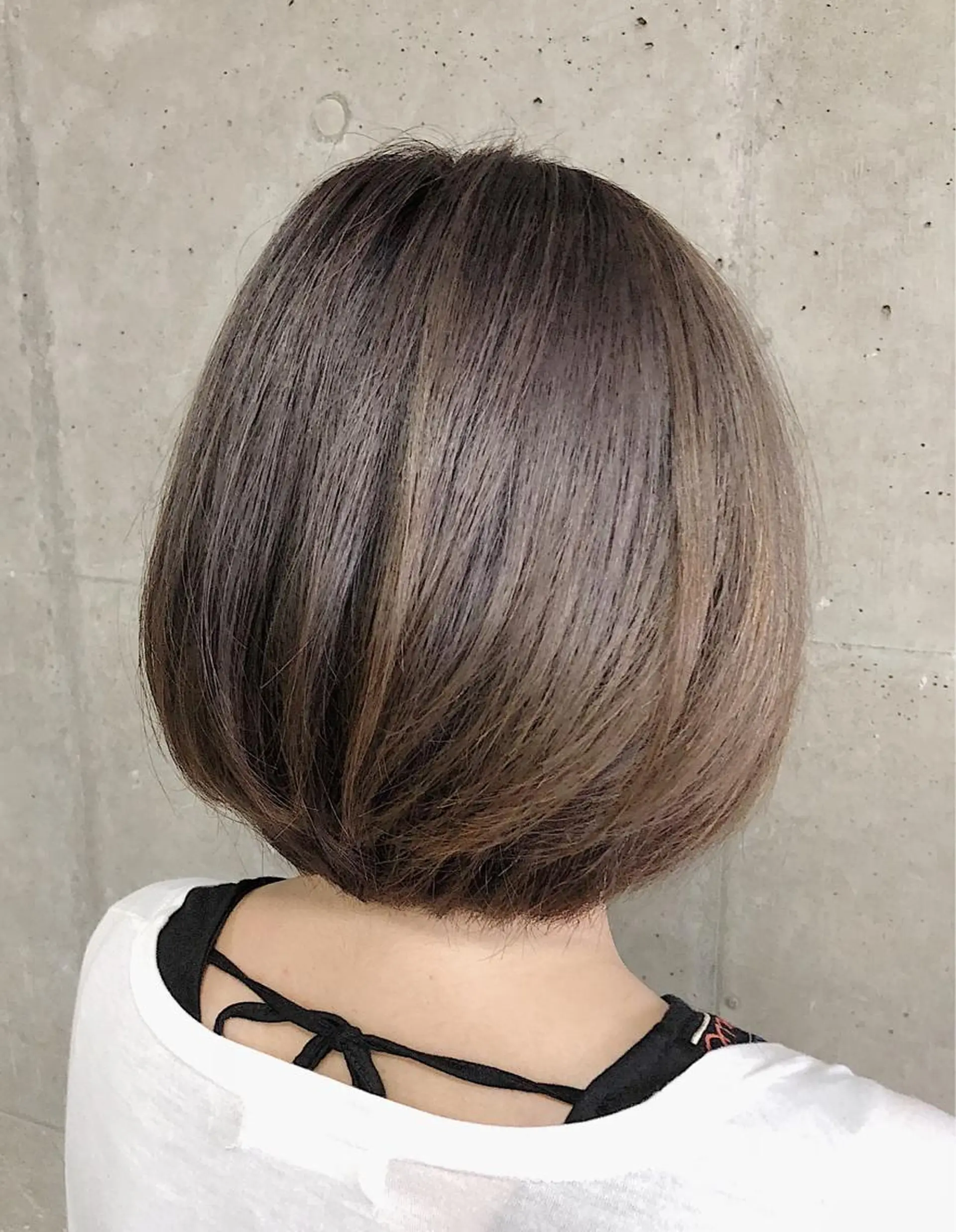 ショート カラー アディクシーカラー ブリーチ グレージュ ノンダメージ髪質改善 カラー💎/KURAのヘアスタイル