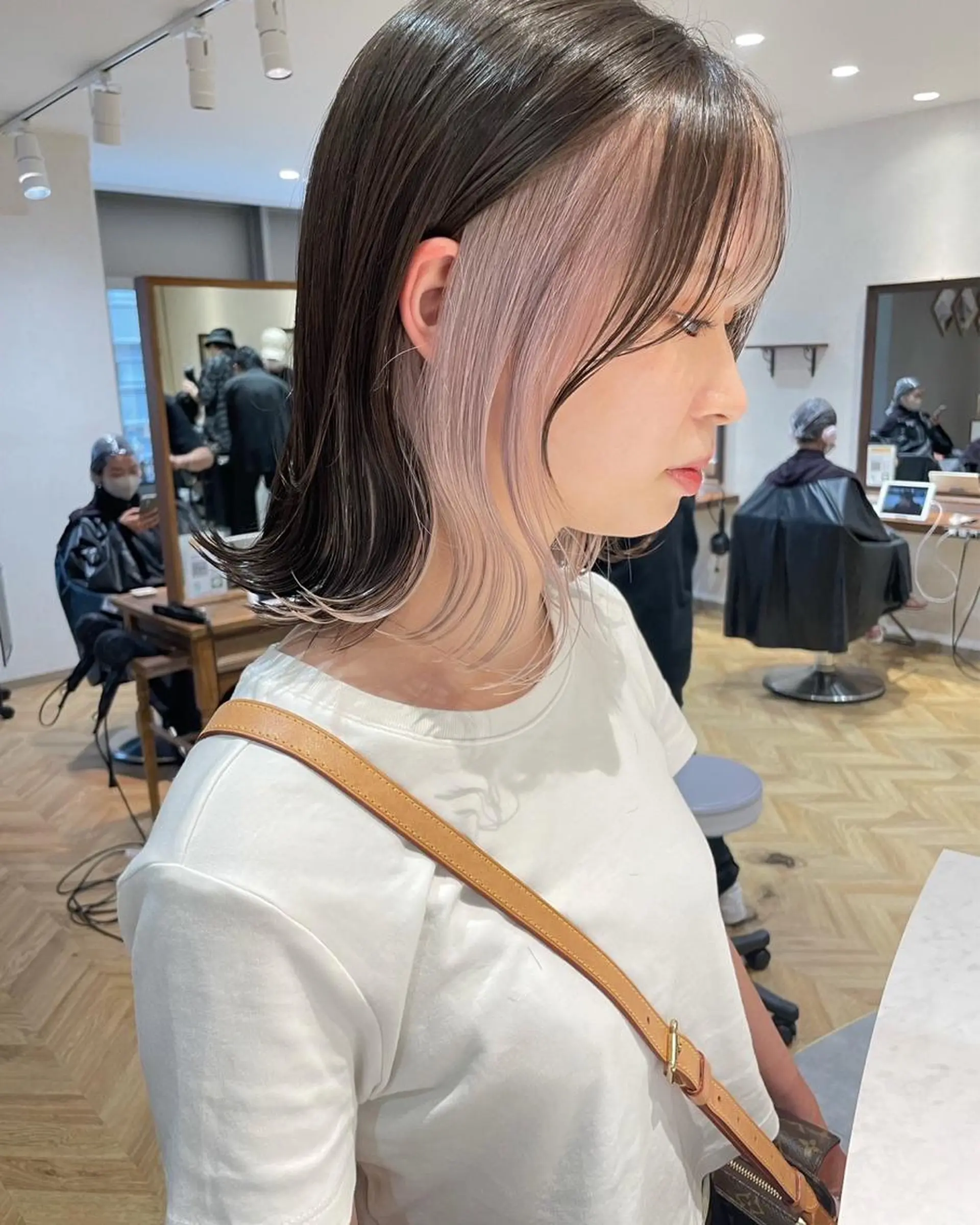 ミディアム ヘアカラー トリートメント Aster 店長 れおん✂️のヘアスタイル