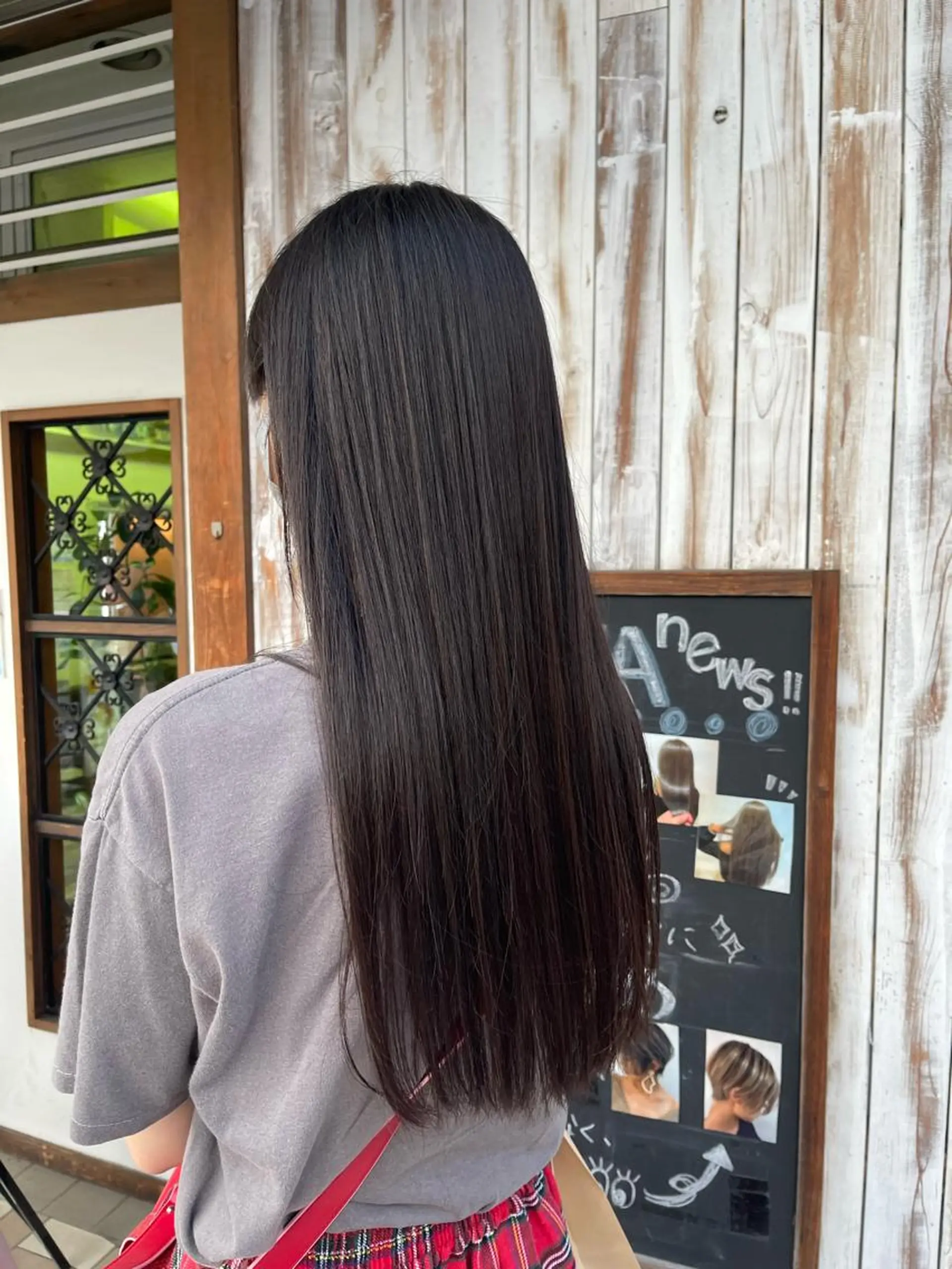 ロング トリートメント エクステ/ハイトーン /レイヤーカットのヘアスタイル