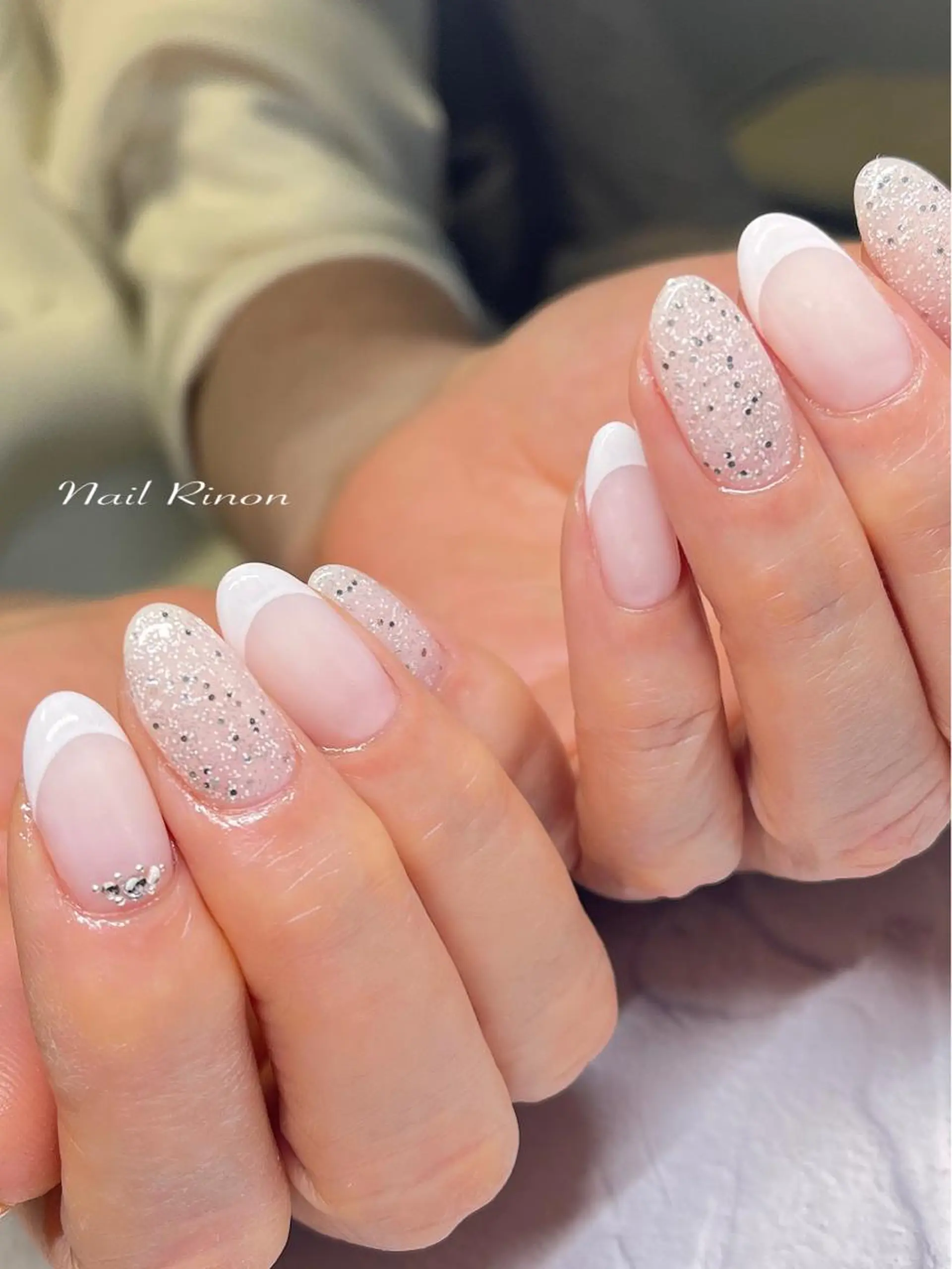 ネイル フレンチネイル ハンドネイル Nail Rinonのネイルデザイン