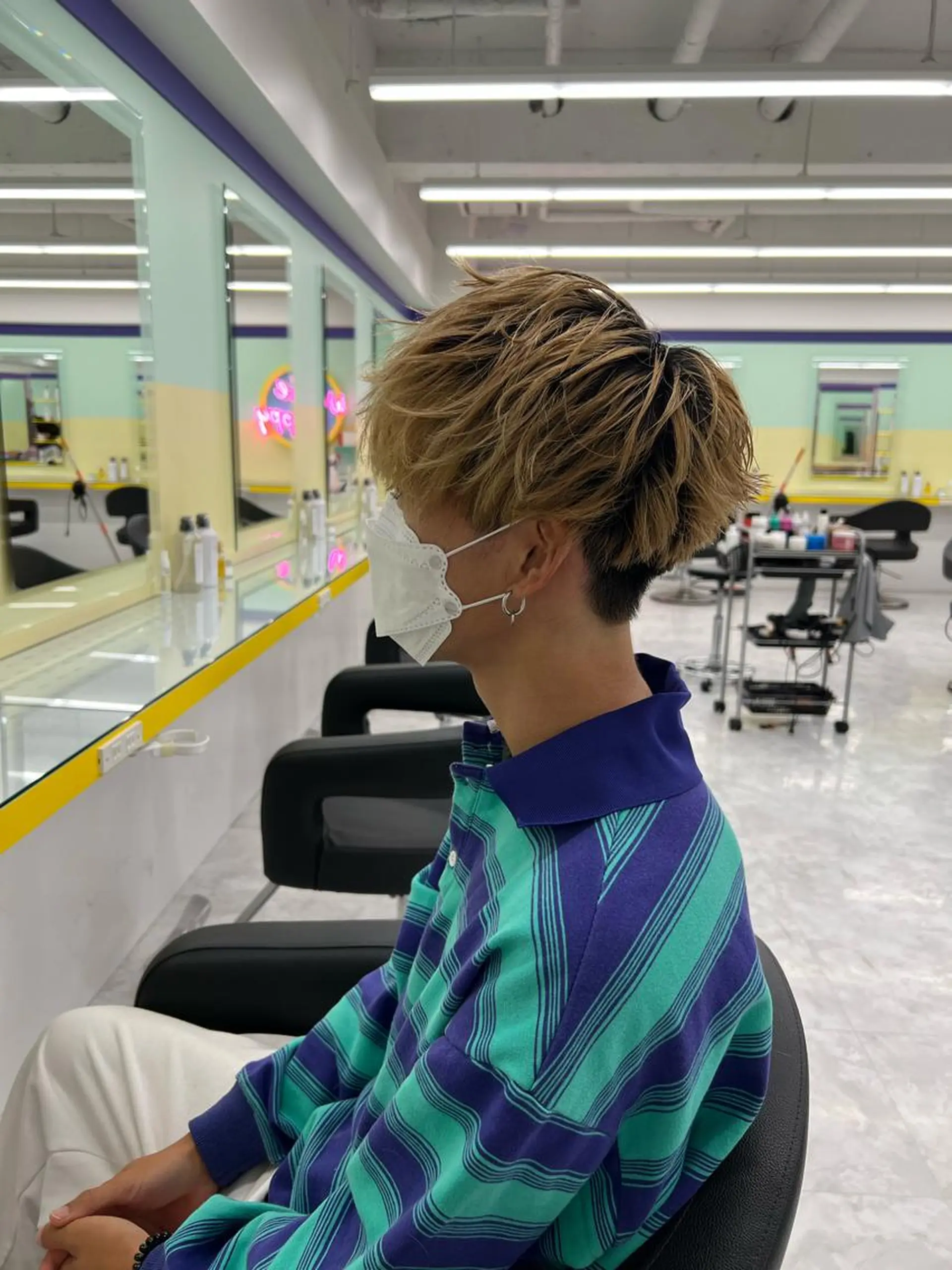 ショート カラー パーマ ヘアアレンジ メンズ キッズ ネイル マツエク・マツパ アイブロウ アップバング センターパート メンズハイライト マッシュ メンズパーマ 🔷横浜1のパーマ 職人🔷将太郎のヘアスタイル