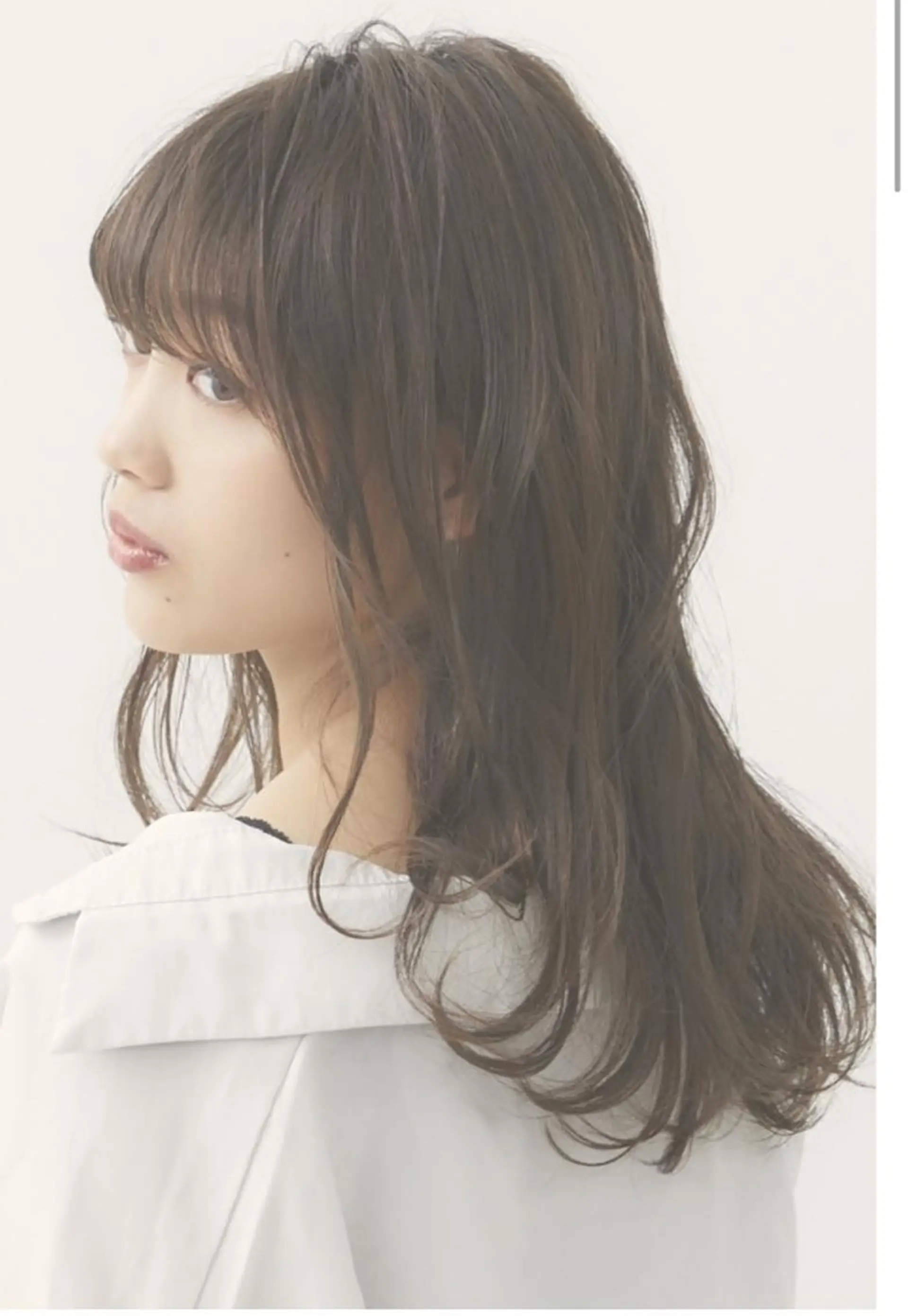 ロング パーマ オチ ハナのヘアスタイル